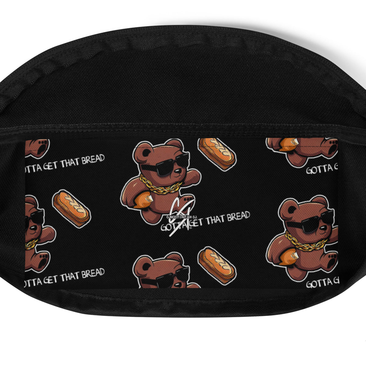 Concrete Kulture Co. "Gotta get the bread" Fanny Pack