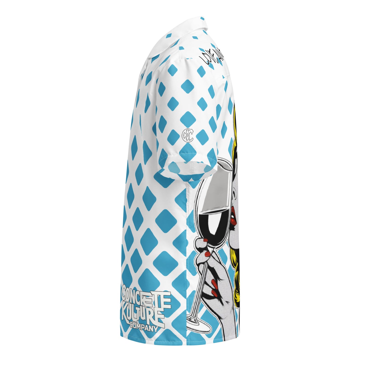 Concrete Kulture Company "Love Aint Perfect" Unisex button shirt