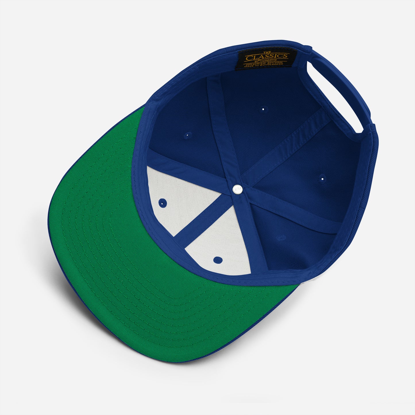 Concrete Kulture Co royal blue Snapback Hat