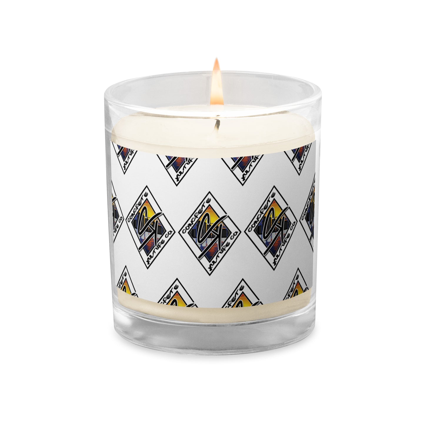 Concrete Kulture Co Glass jar soy wax candle