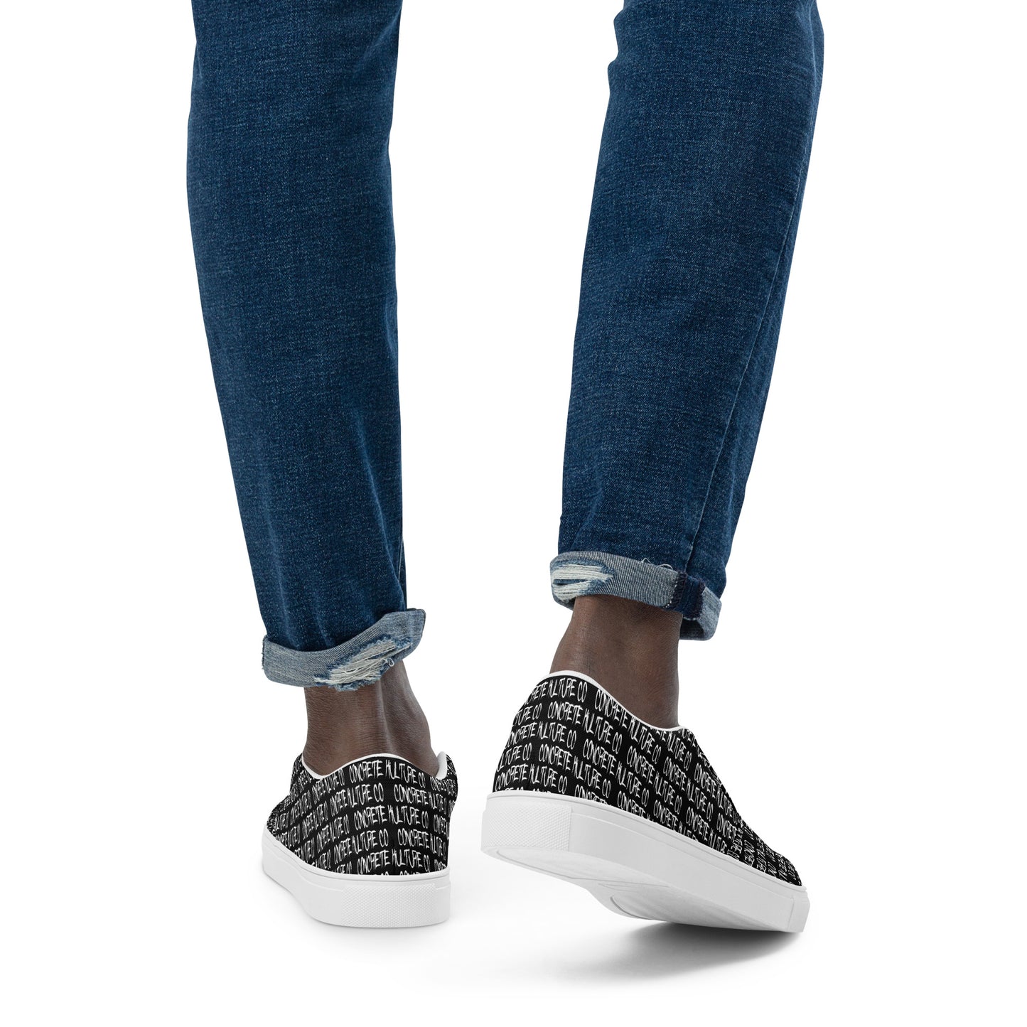 Men’s Concrete Kulture Co slip-on canvas shoes