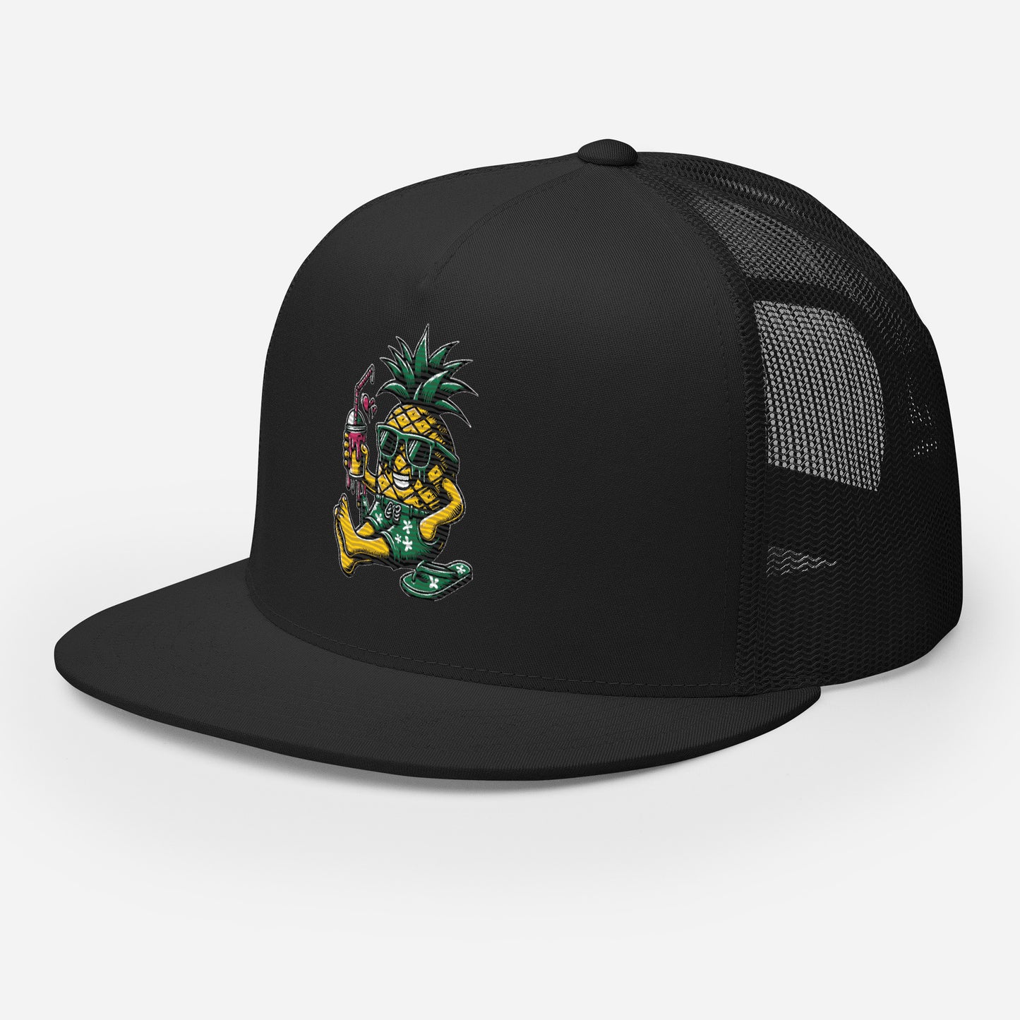 Pineapple Just Chillin Trucker Cap