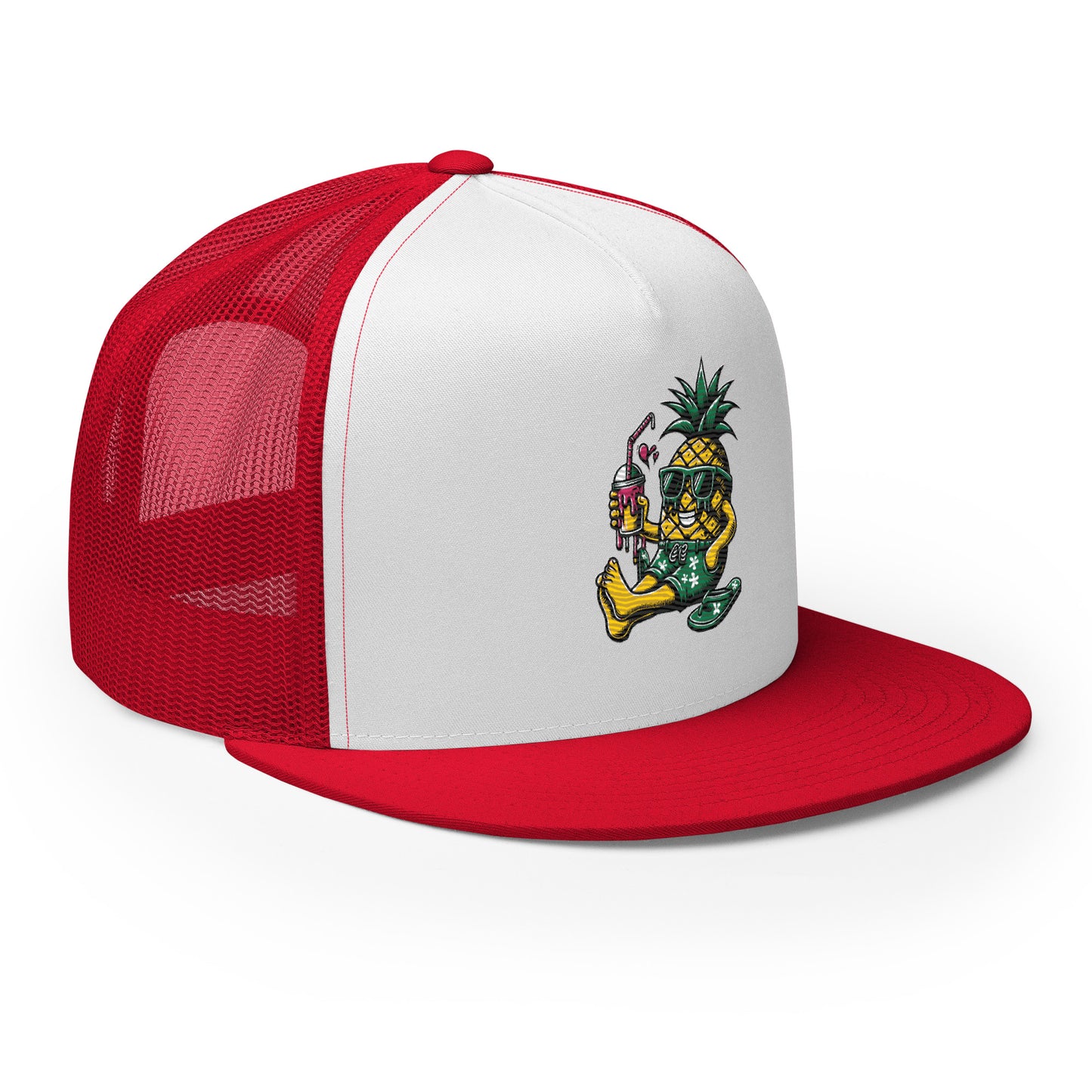 Pineapple Just Chillin Trucker Cap