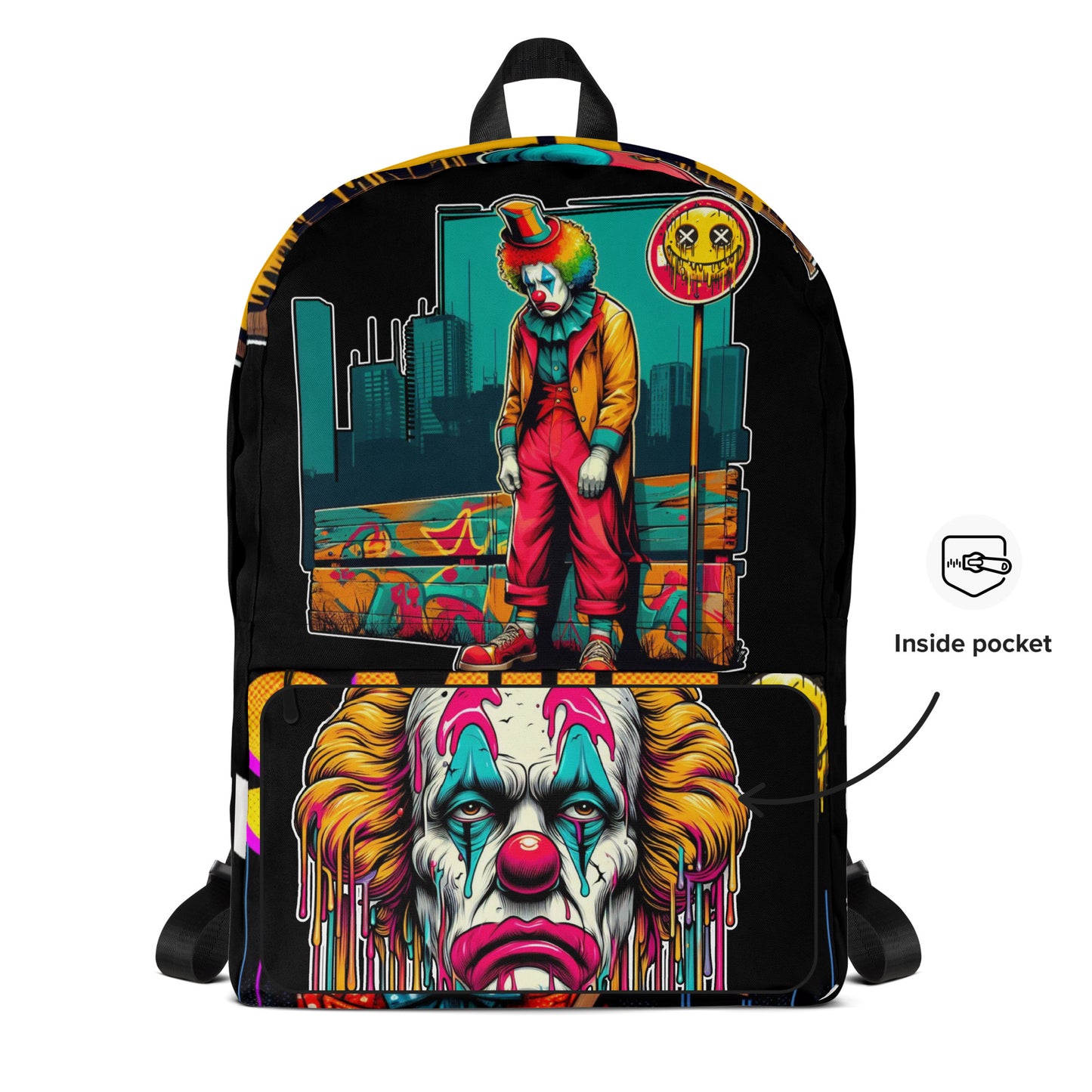 Concrete Kulture Co "Send in the Clowns" Backpack
