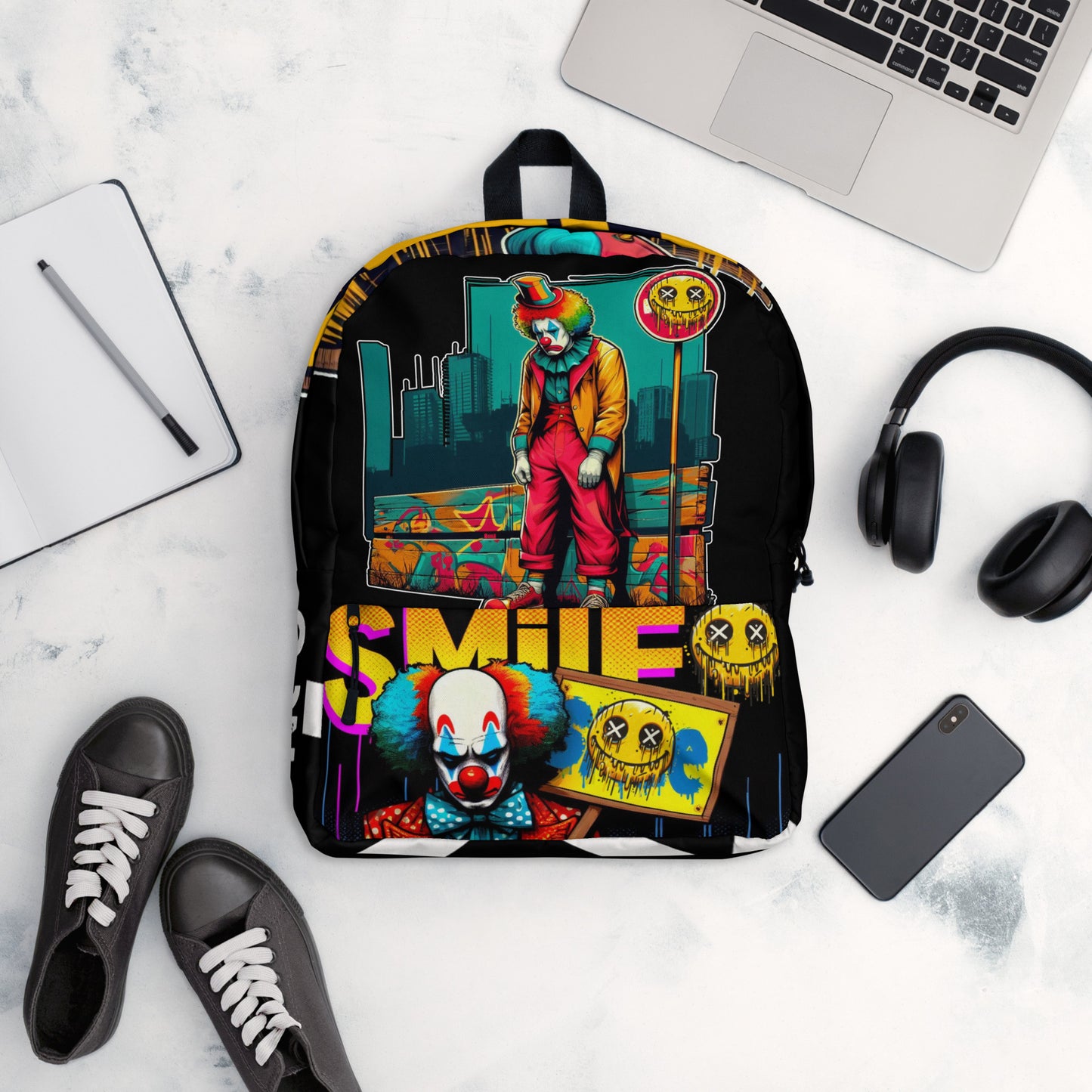 Concrete Kulture Co "Send in the Clowns" Backpack
