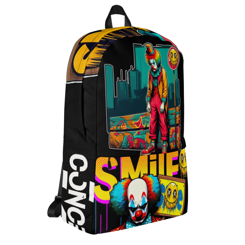 Concrete Kulture Co "Send in the Clowns" Backpack