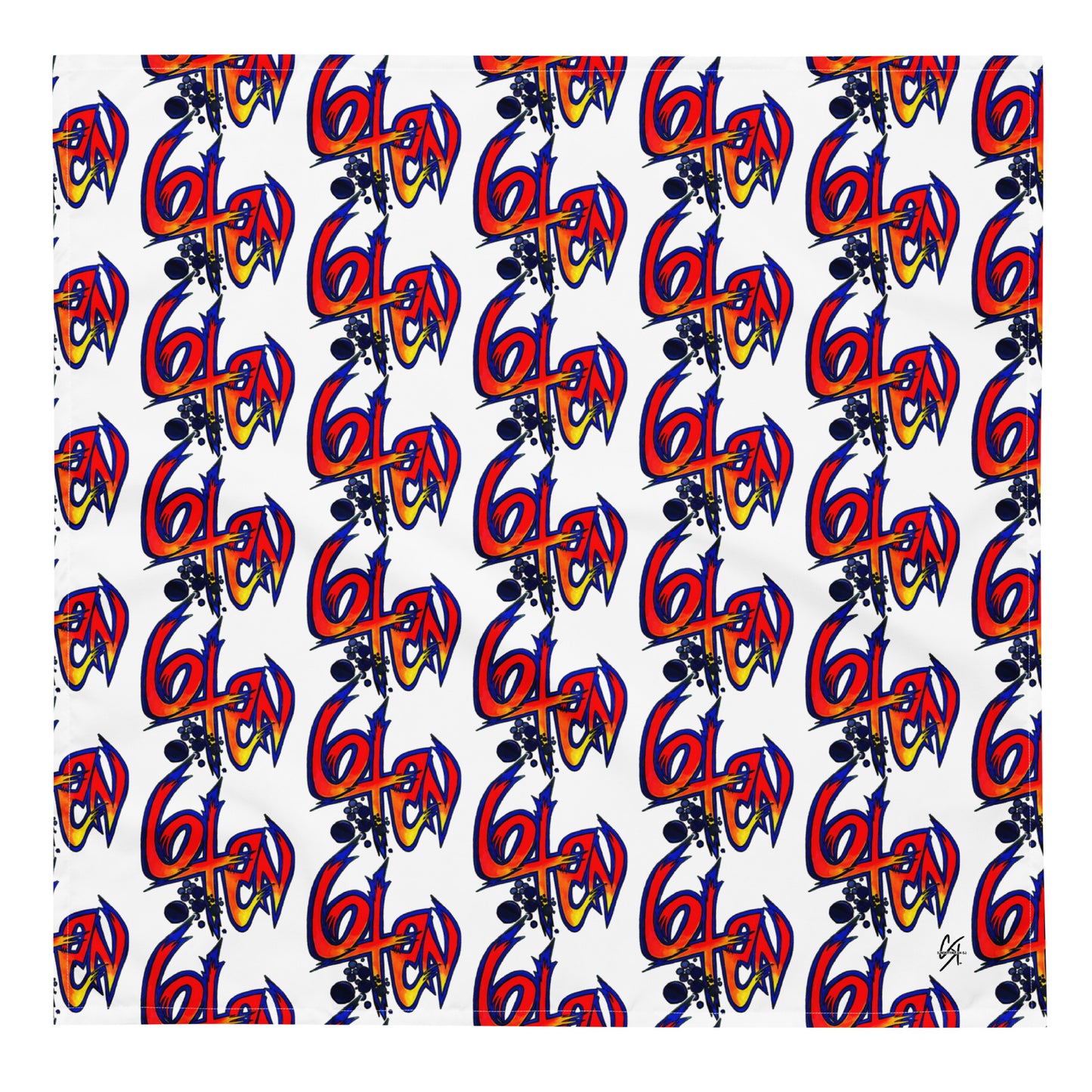 CK CO- 6ten All-over print bandana