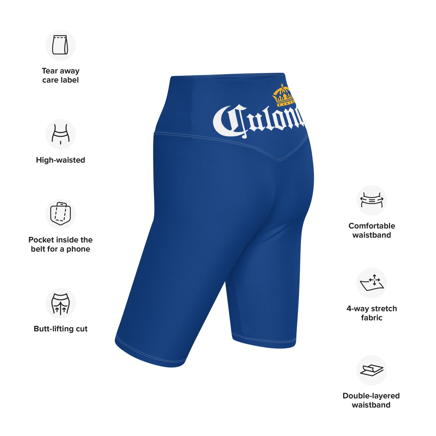 Concrete Kulture Co. "Culona" Biker Shorts