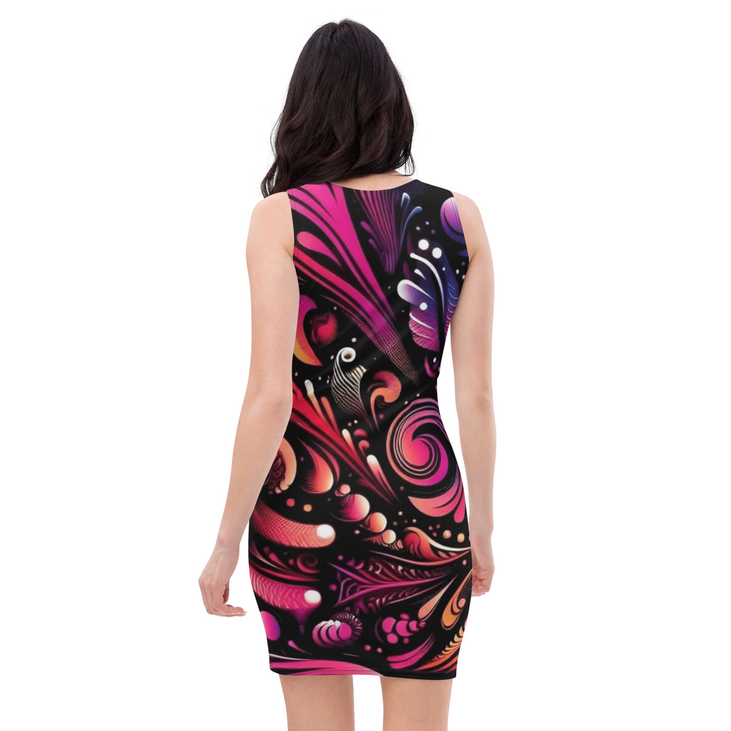 Concrete Kulture Co Womens "BlackLight Special" Bodycon dress