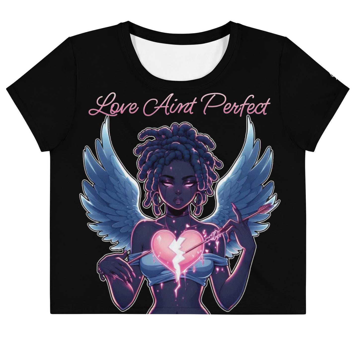 Concrete Kulture Co "Love Aint Perfect" Crop Top