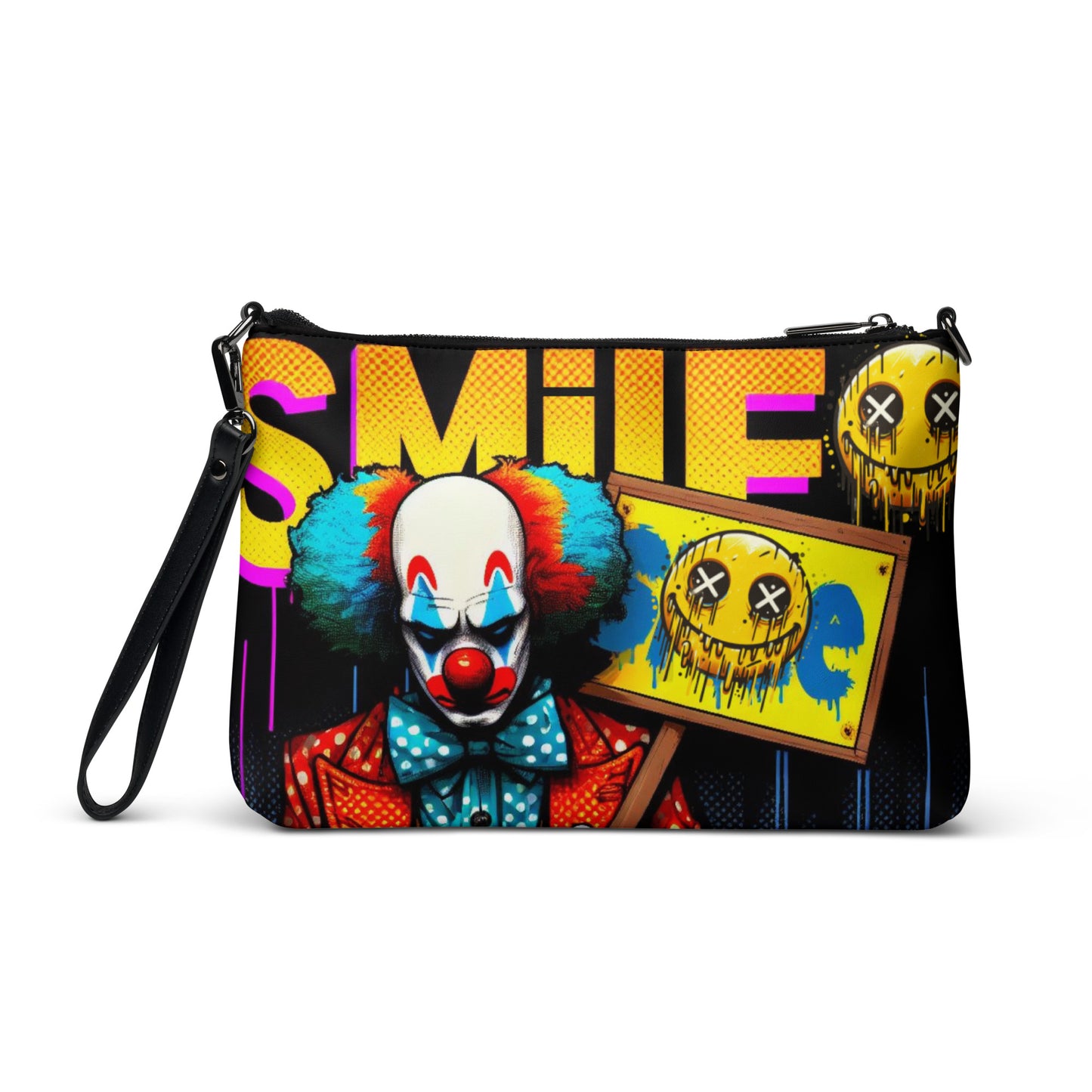 Concrete Kulture Co "Send in the Clowns" Crossbody bag