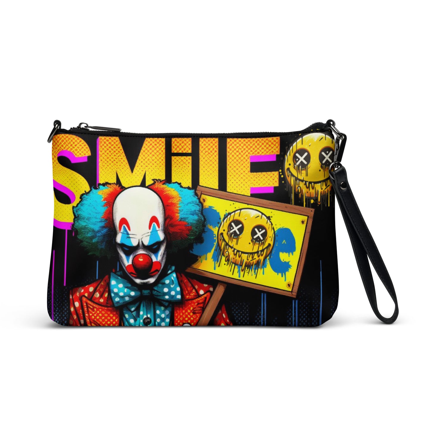 Concrete Kulture Co "Send in the Clowns" Crossbody bag