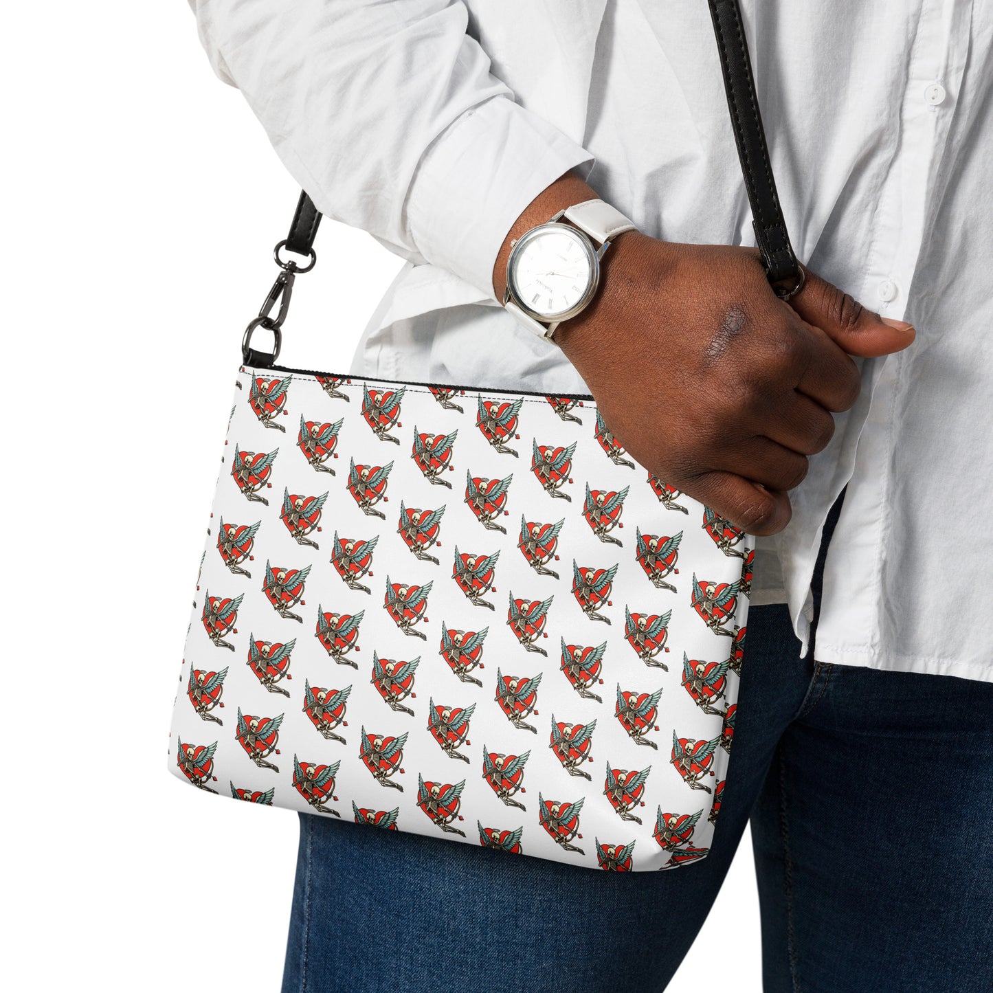 Concrete Kulture Co "Skeleton Cupid" Crossbody bag