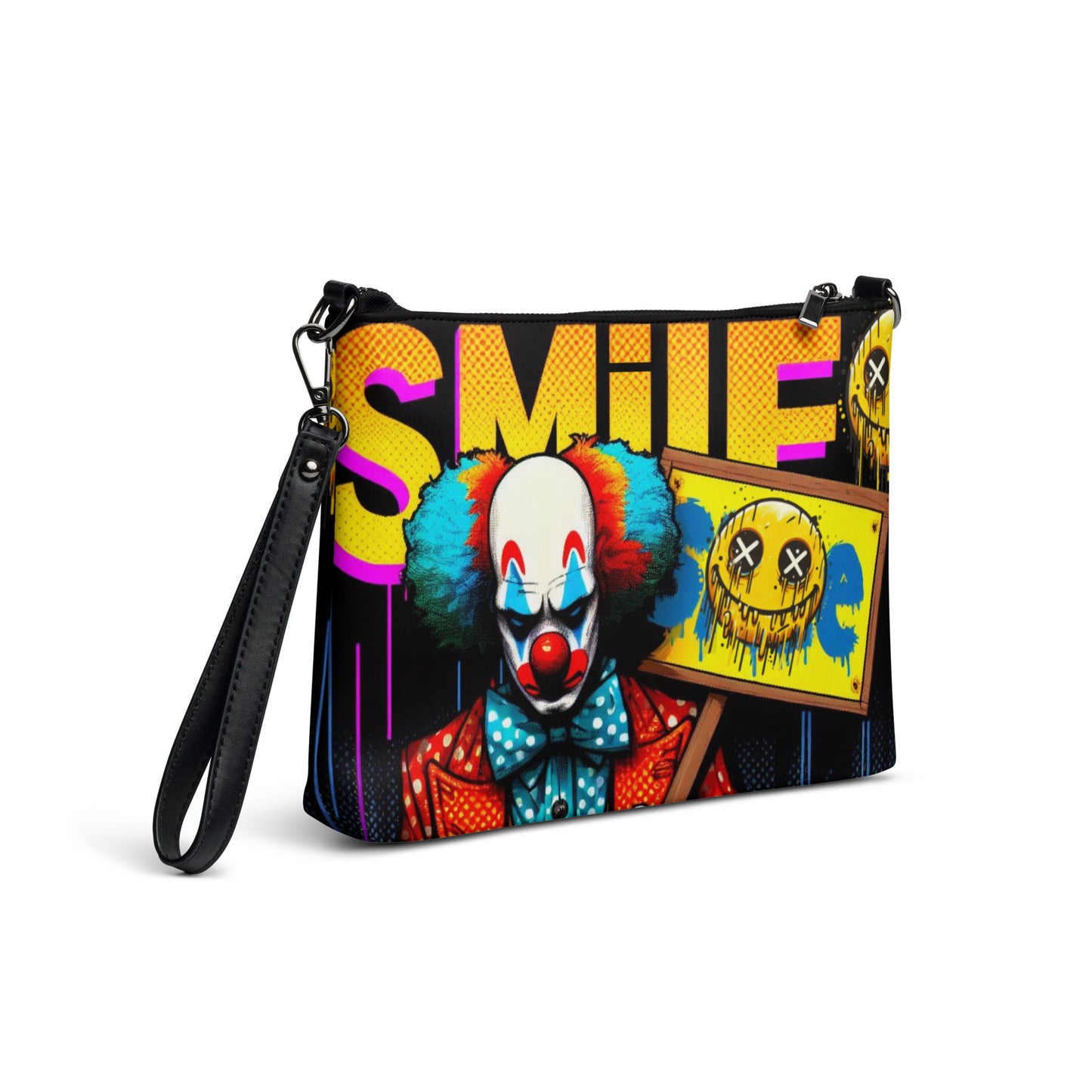 Concrete Kulture Co "Send in the Clowns" Crossbody bag