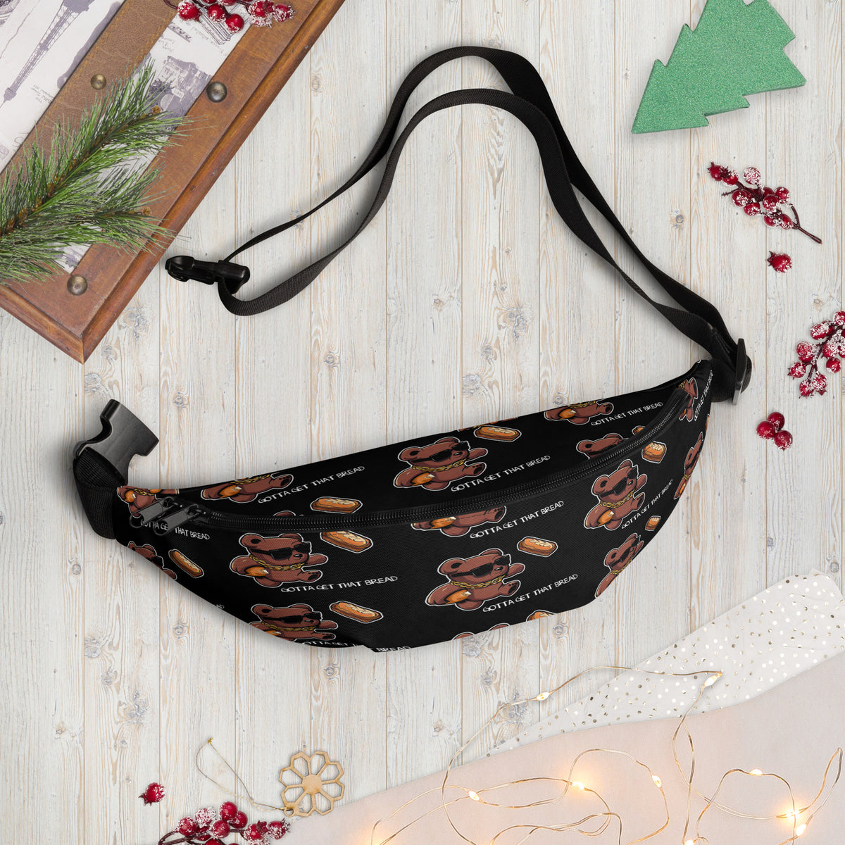 Concrete Kulture Co. "Gotta get the bread" Fanny Pack