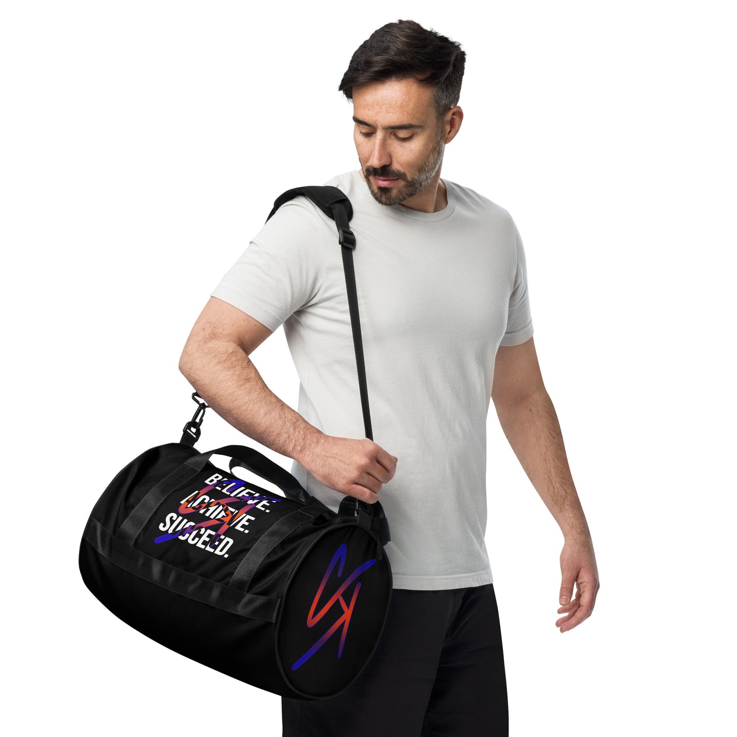 All-over print gym bag