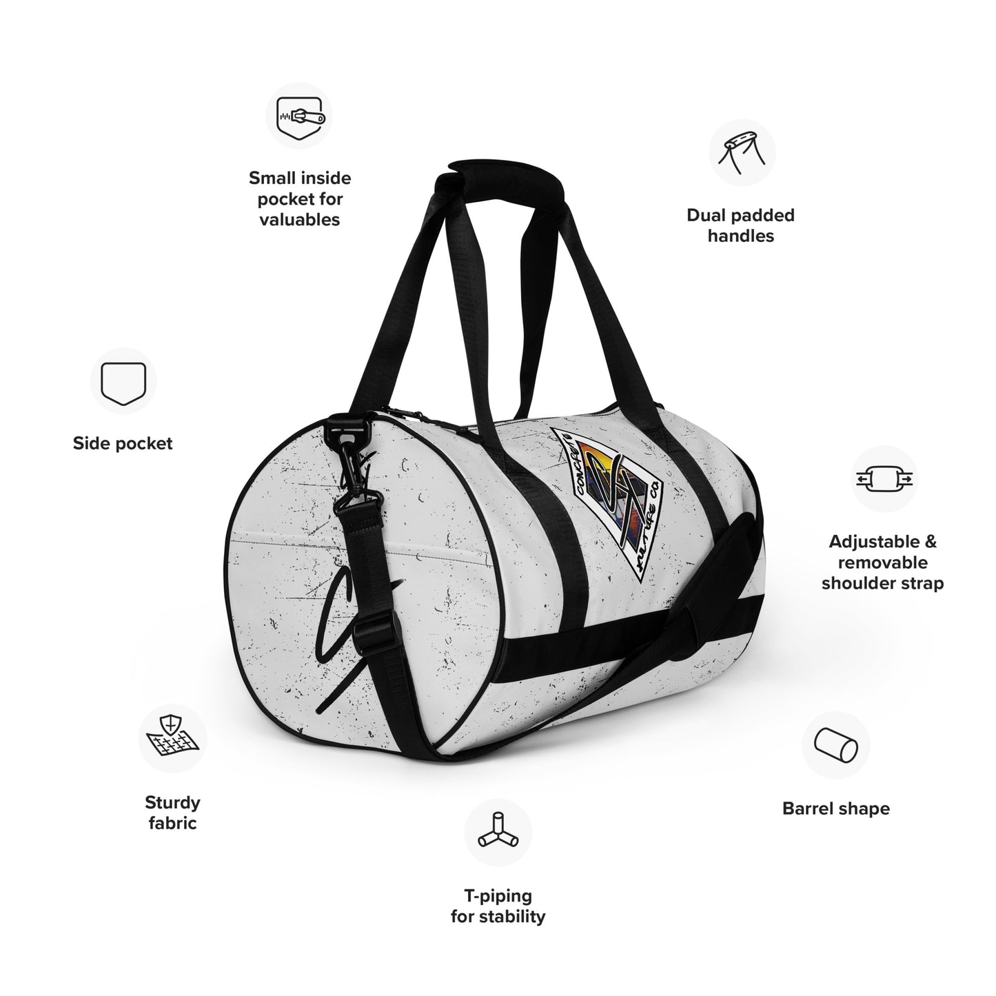 Concrete Kulture Co gym bag