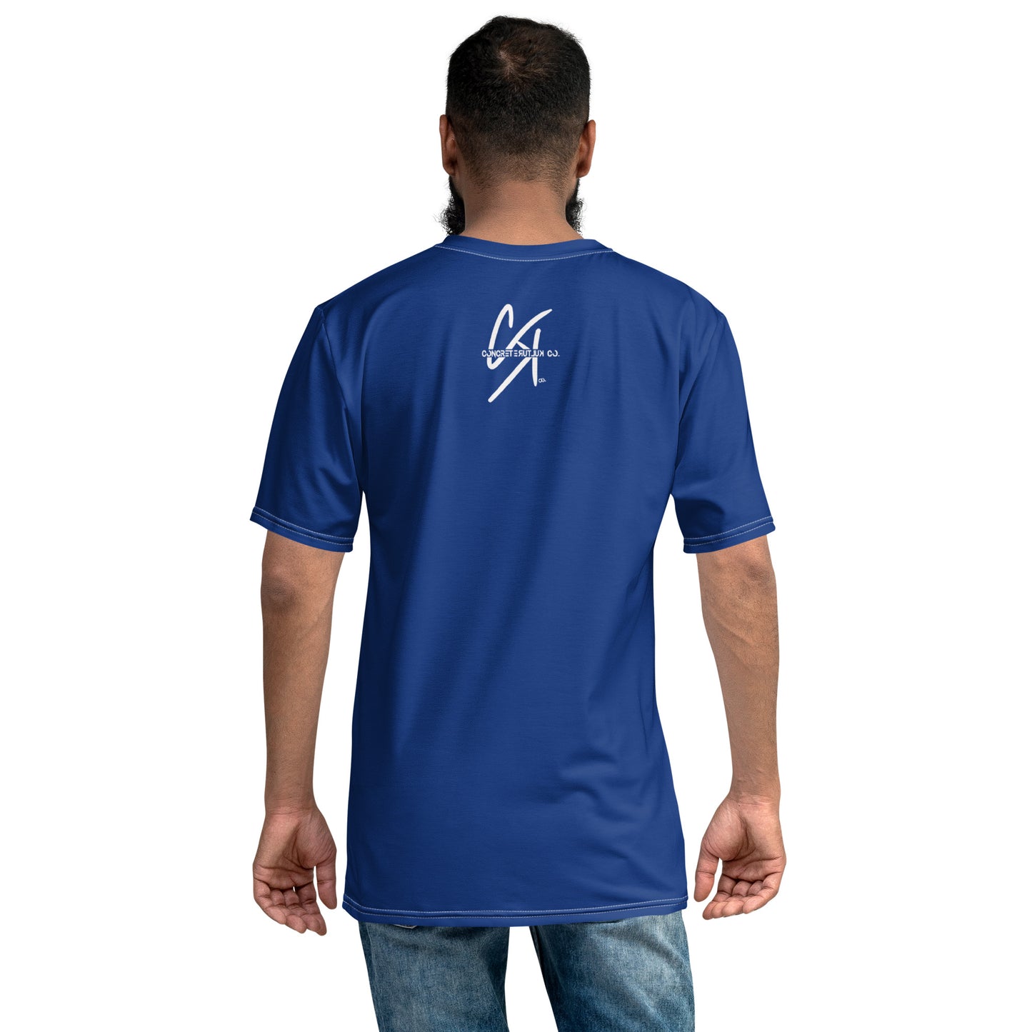 Men's "Pray 4 UR Plug" royal blue t-shirt