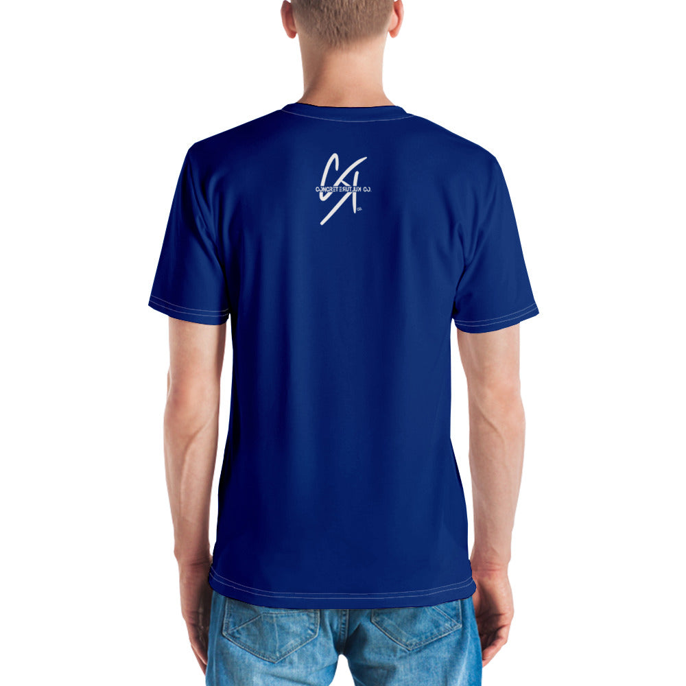 Men's "Pray 4 UR Plug" royal blue t-shirt
