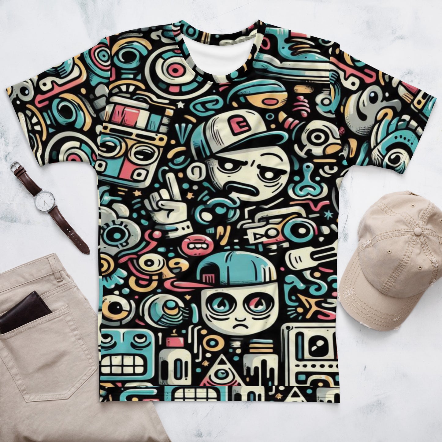 Men's "CKco graffiti"   t-shirt