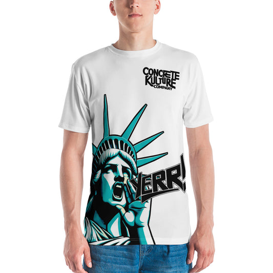 Concrete Kulture Company Men's "Statue of Yerr!!"  t-shirt