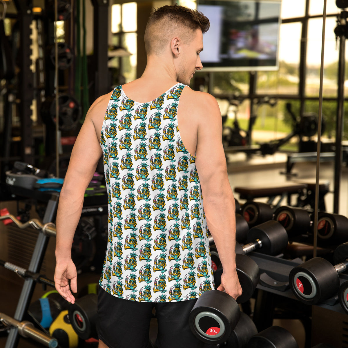 Concrete Kulture Co. "Pineapple Just chillin 2" Unisex Tank Top