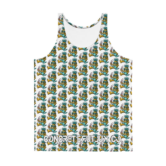 Concrete Kulture Co. "Pineapple Just chillin 2" Unisex Tank Top