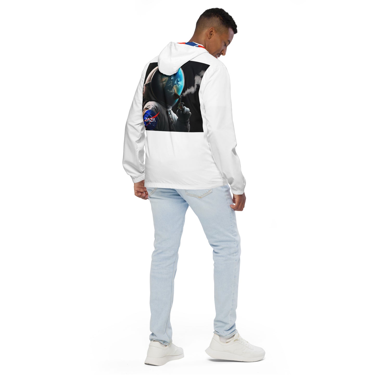 Concrete Kulture Co. Men’s "The adventures of Zaztronaut" windbreaker