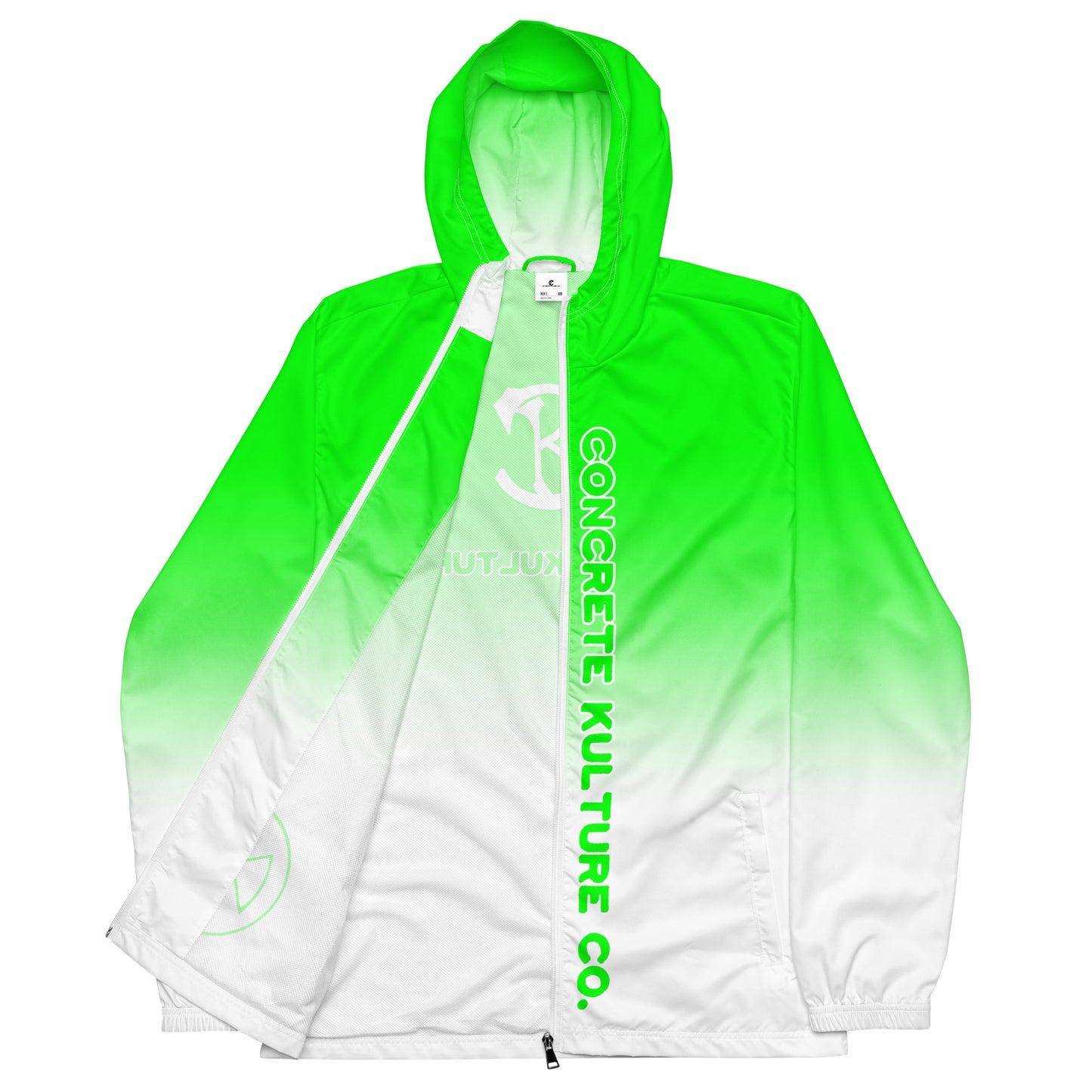 Concrete Kulture Company Men’s "Fade Away"  windbreaker