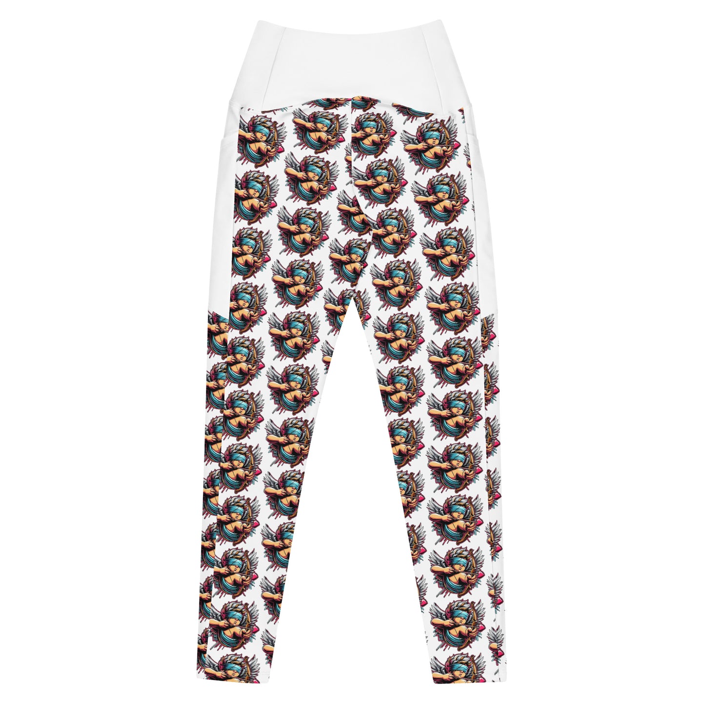 Concrete Kulture Company - "Blinded Cupid - Love Ain't Perfect" Leggings with pockets