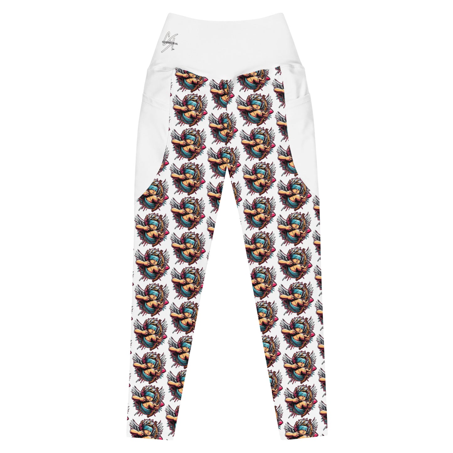 Concrete Kulture Company - "Blinded Cupid - Love Ain't Perfect" Leggings with pockets