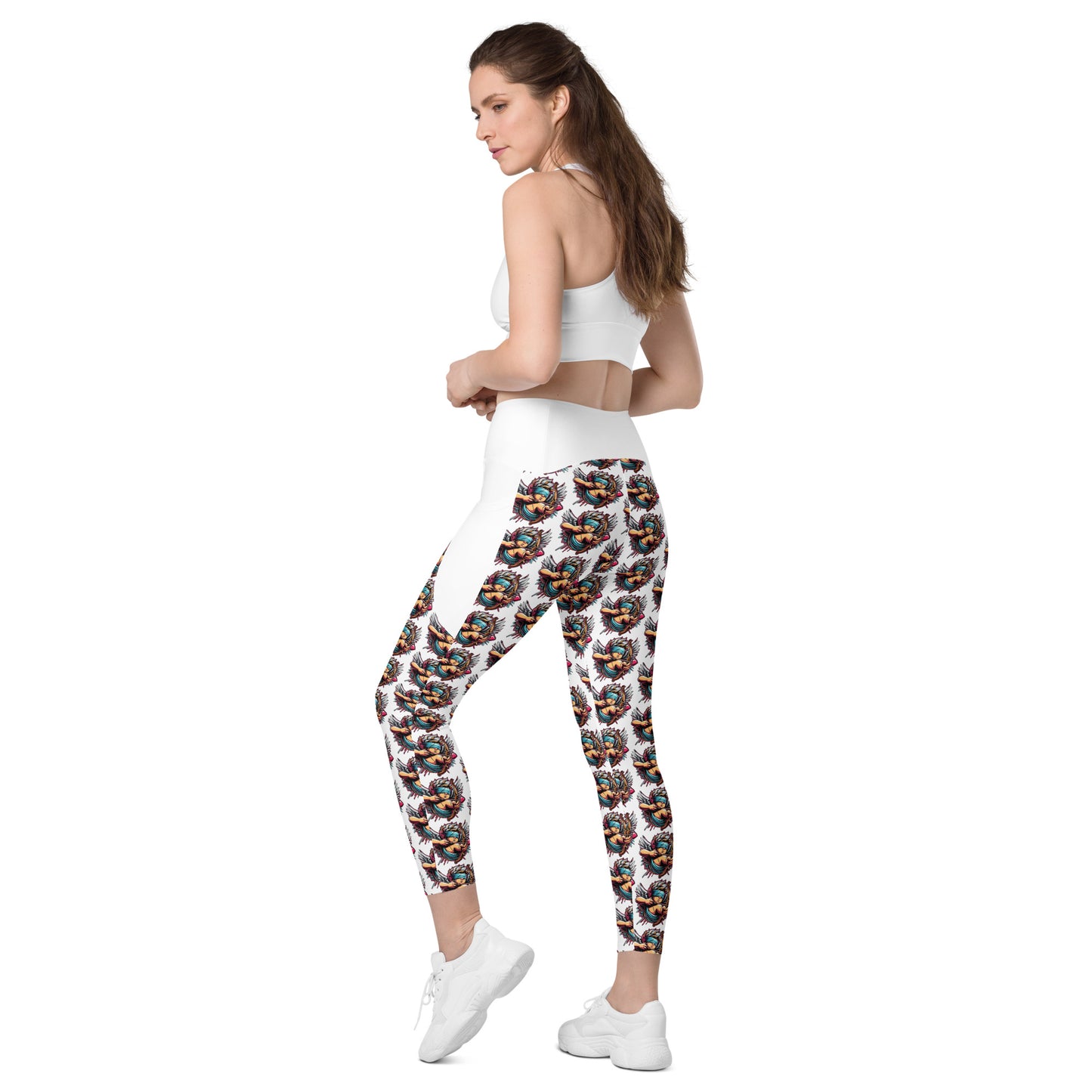 Concrete Kulture Company - "Blinded Cupid - Love Ain't Perfect" Leggings with pockets