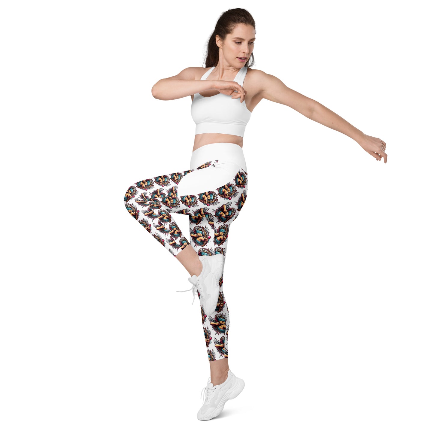 Concrete Kulture Company - "Blinded Cupid - Love Ain't Perfect" Leggings with pockets