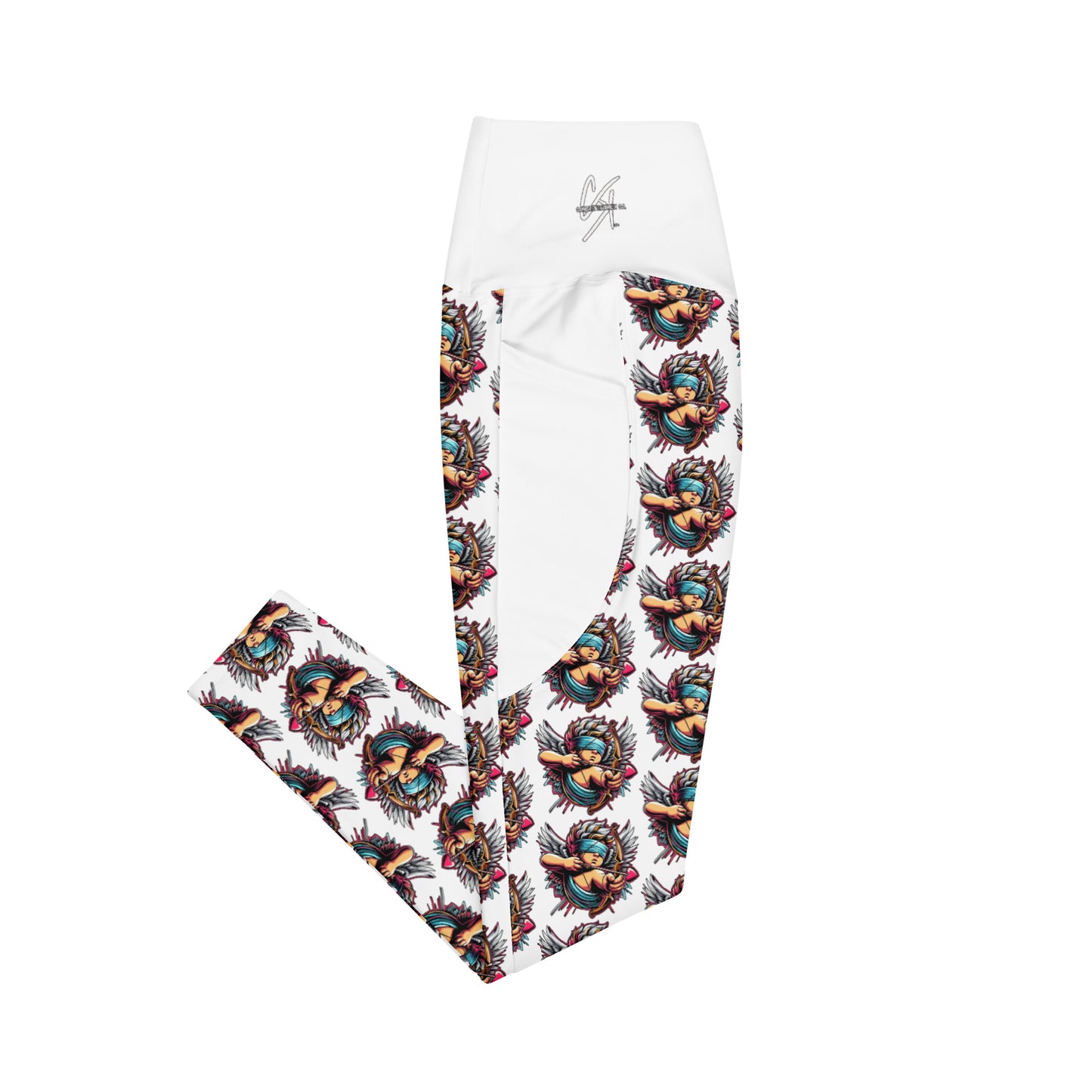 Concrete Kulture Company - "Blinded Cupid - Love Ain't Perfect" Leggings with pockets
