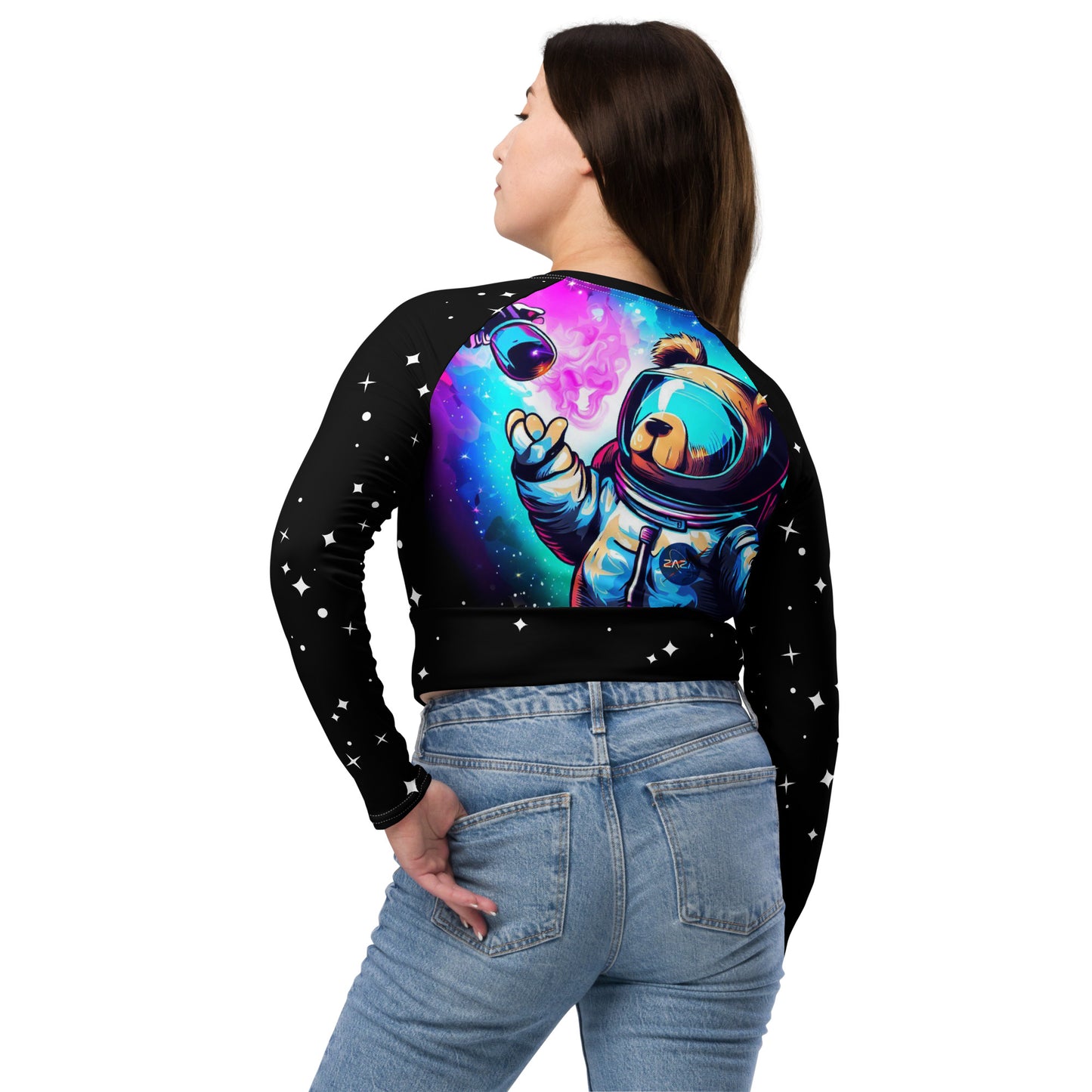 Concrete Kulture Co. "Zaza"  long-sleeve crop top