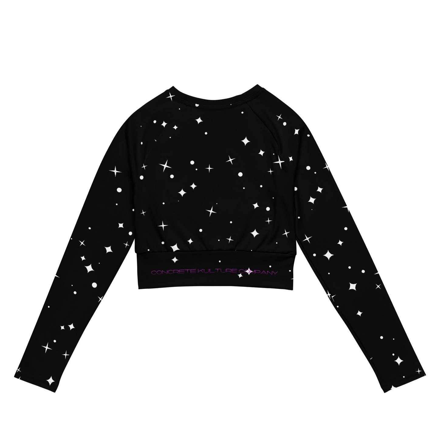 Womens "Zaza" long-sleeve crop top