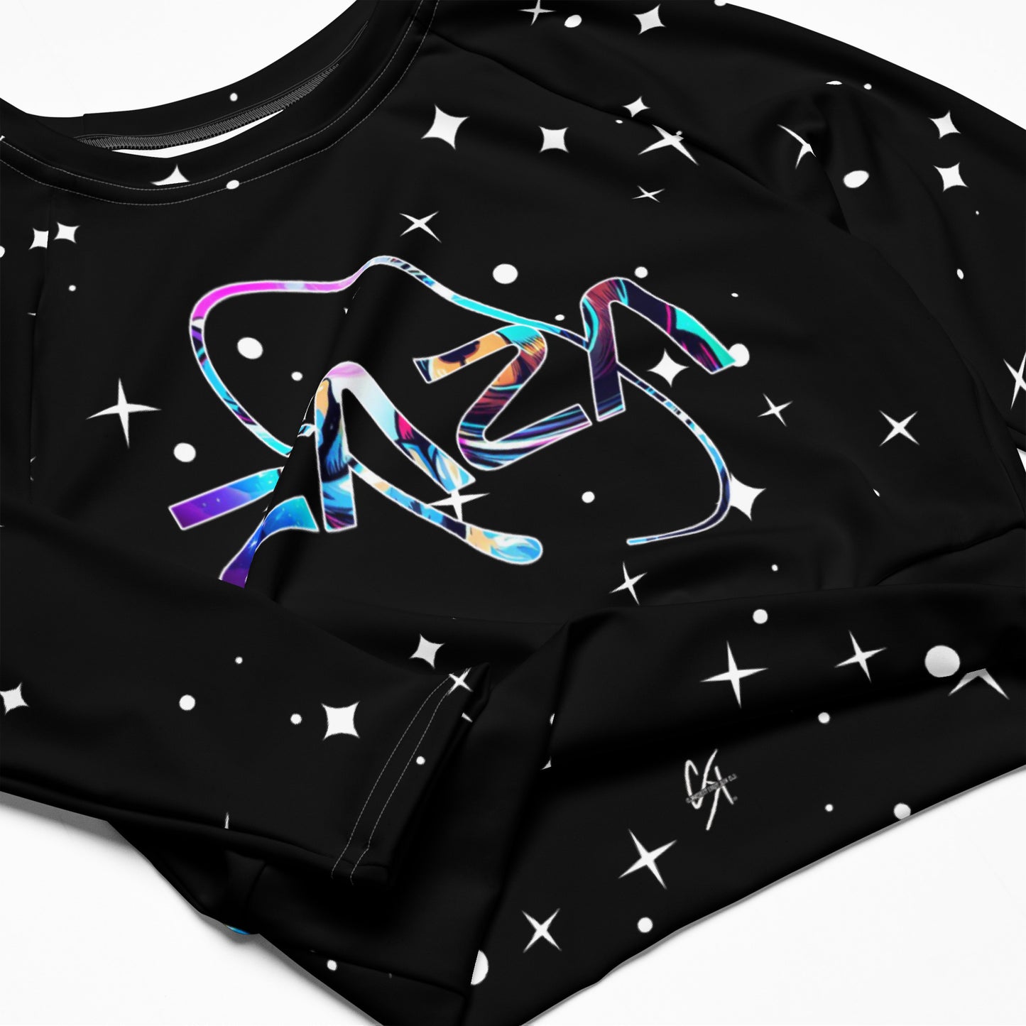 Concrete Kulture Co. "Zaza"  long-sleeve crop top