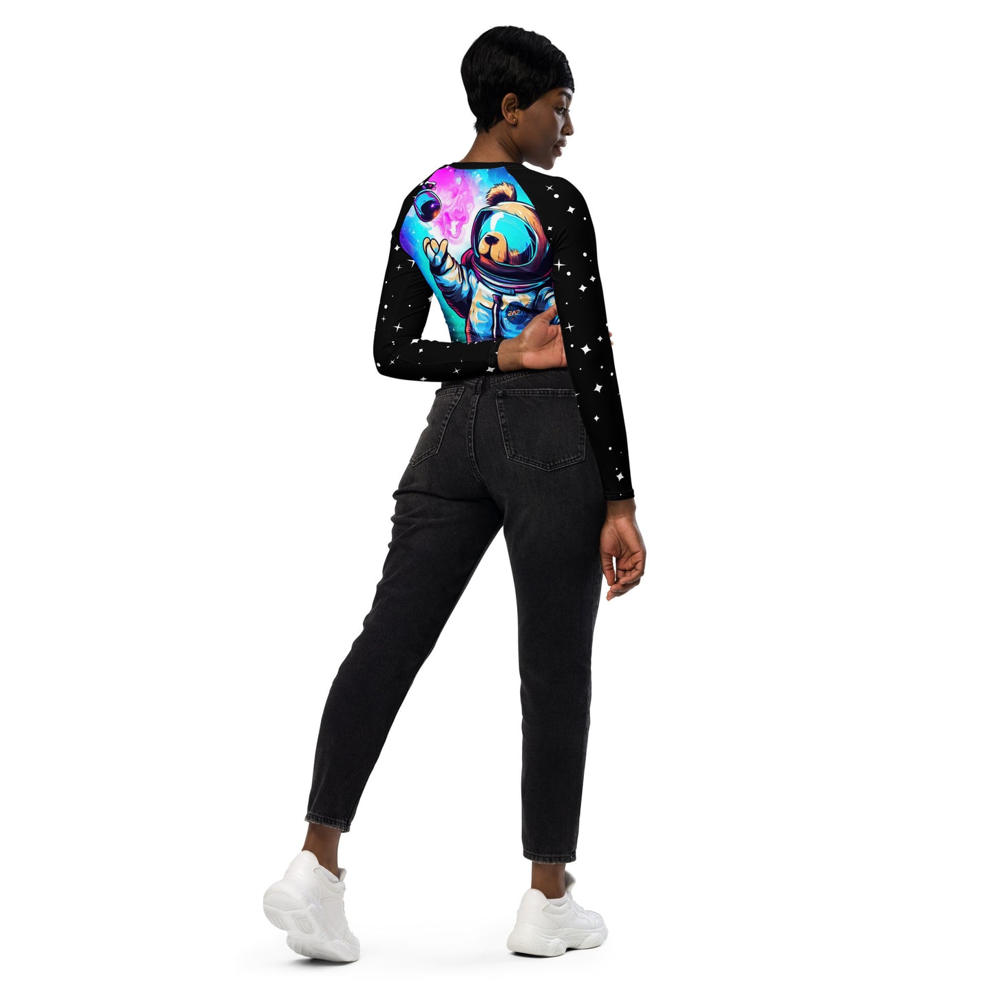 Concrete Kulture Co. "Zaza"  long-sleeve crop top