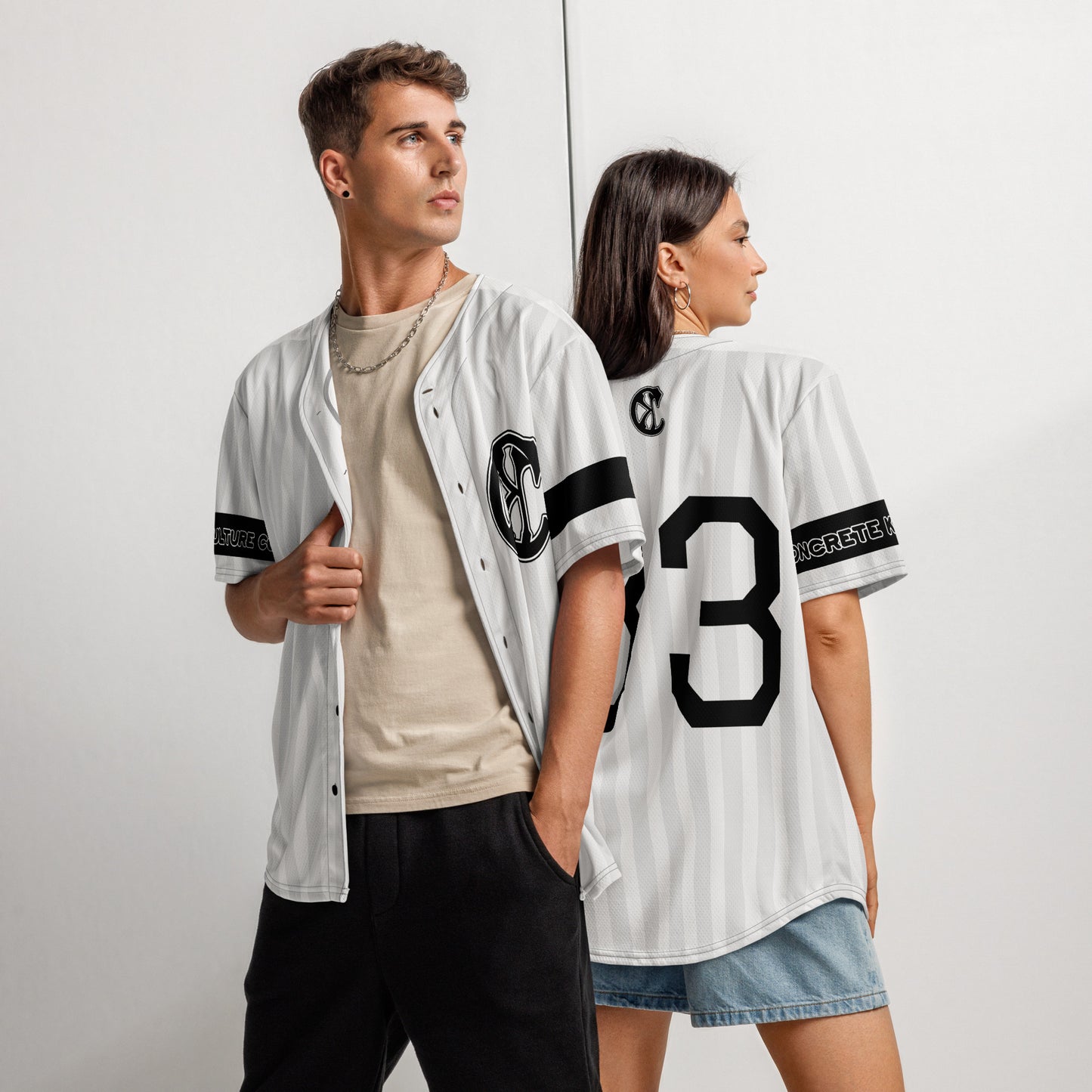 Concrete Kulture Co. Recycled baseball jersey