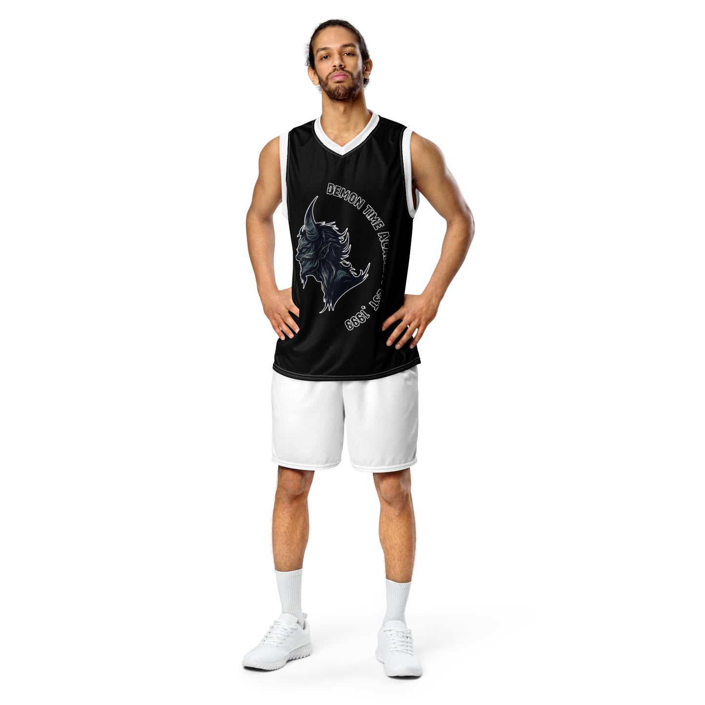 CKco - "Demon Time" Recycled unisex basketball jersey