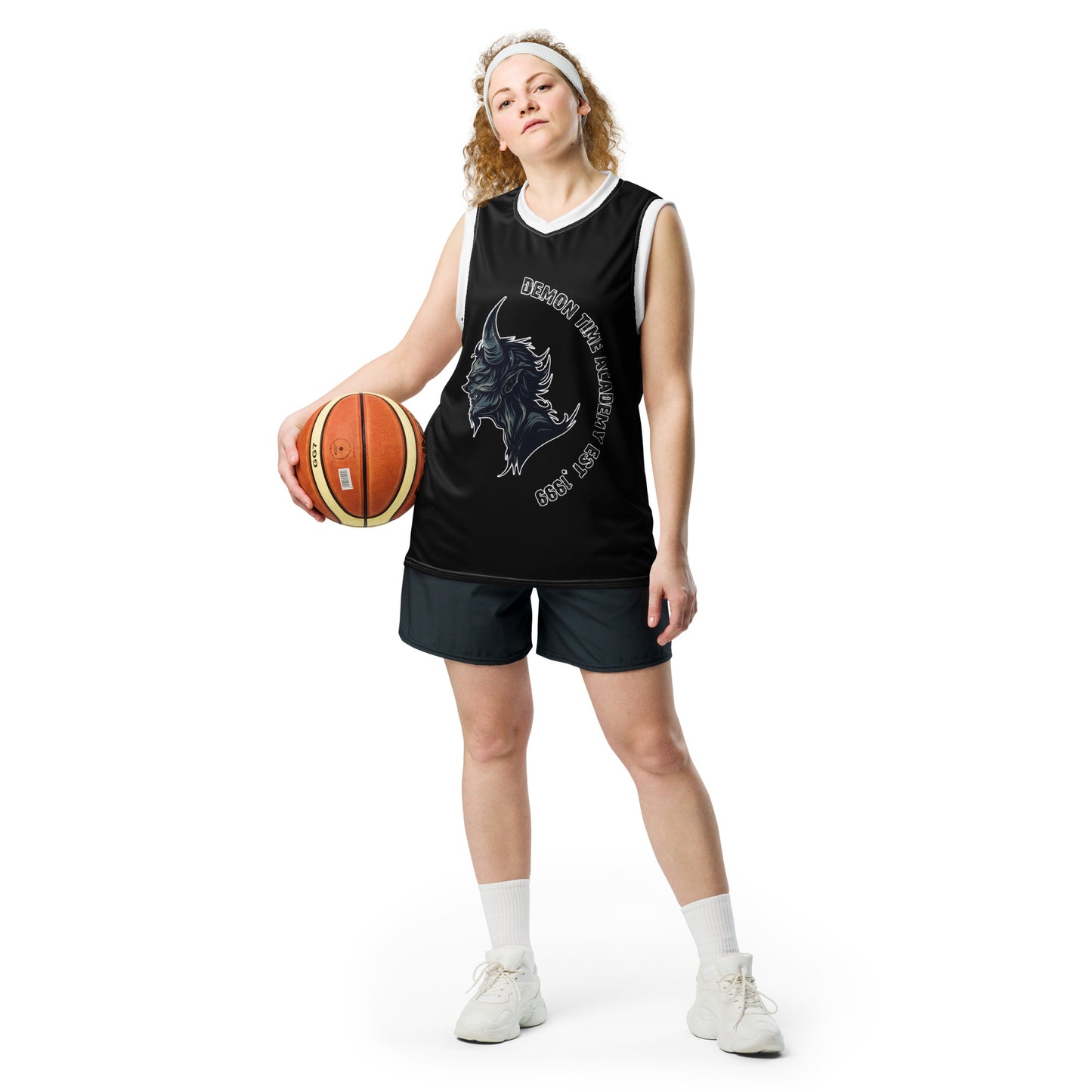 CKco - "Demon Time" Recycled unisex basketball jersey