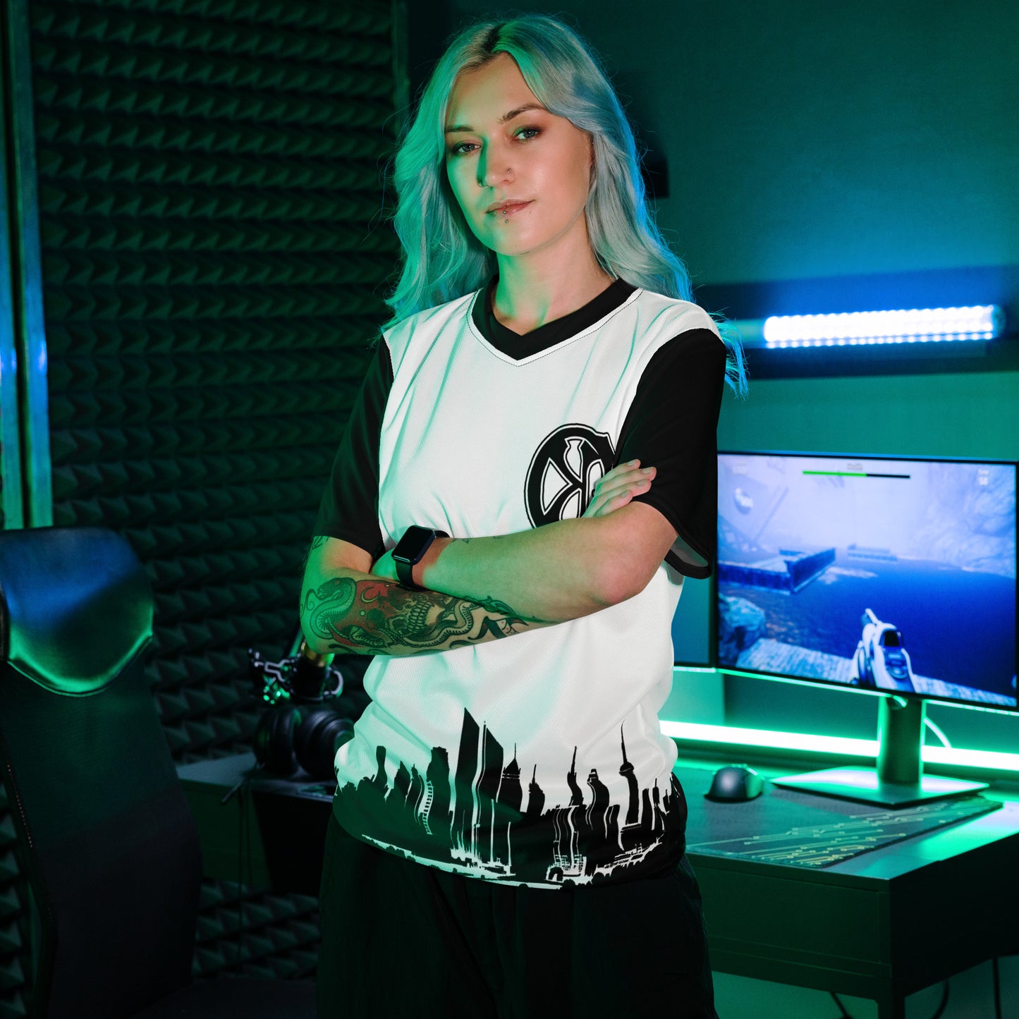 Concrete Kulture Co. Recycled unisex sports jersey