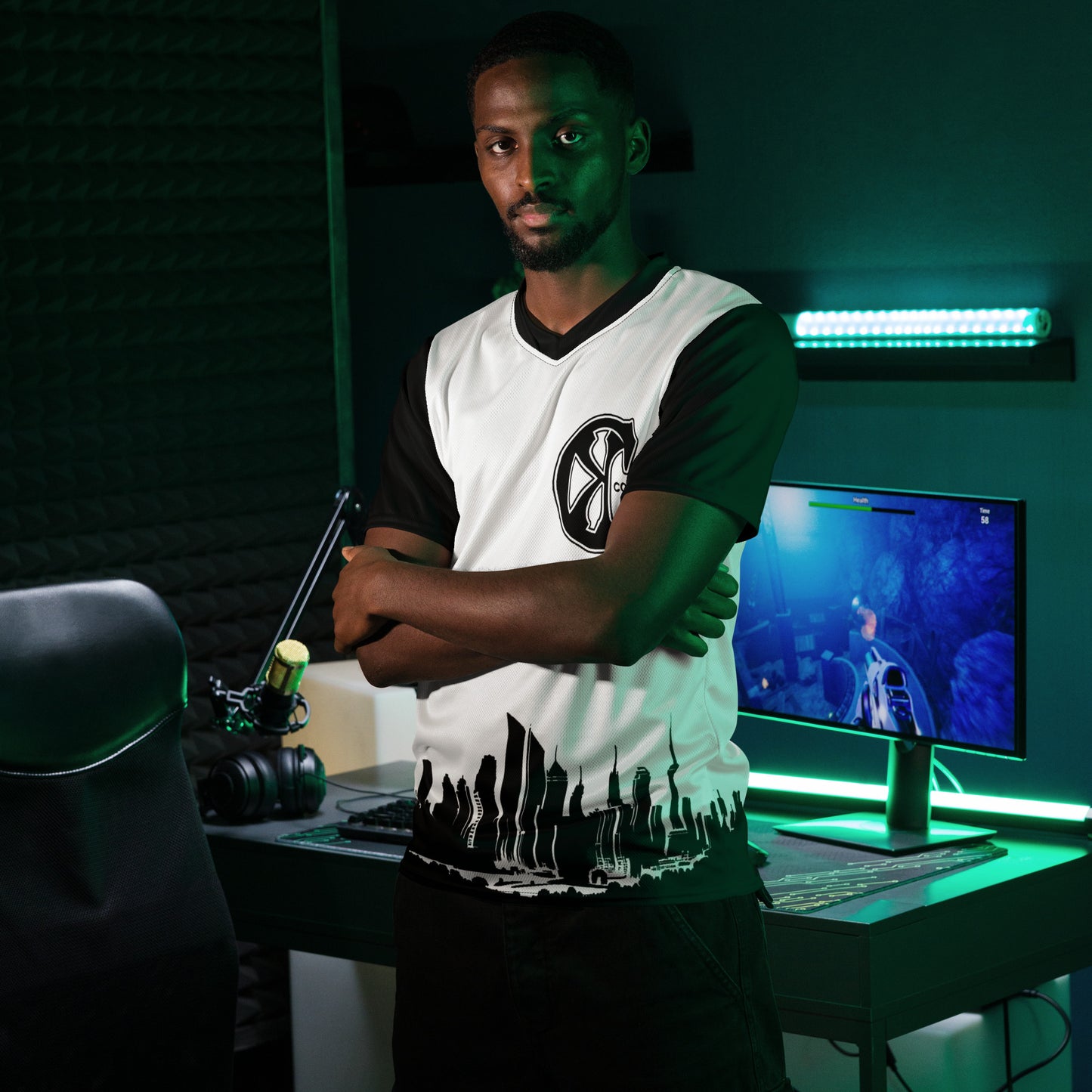 Concrete Kulture Co. Recycled unisex sports jersey