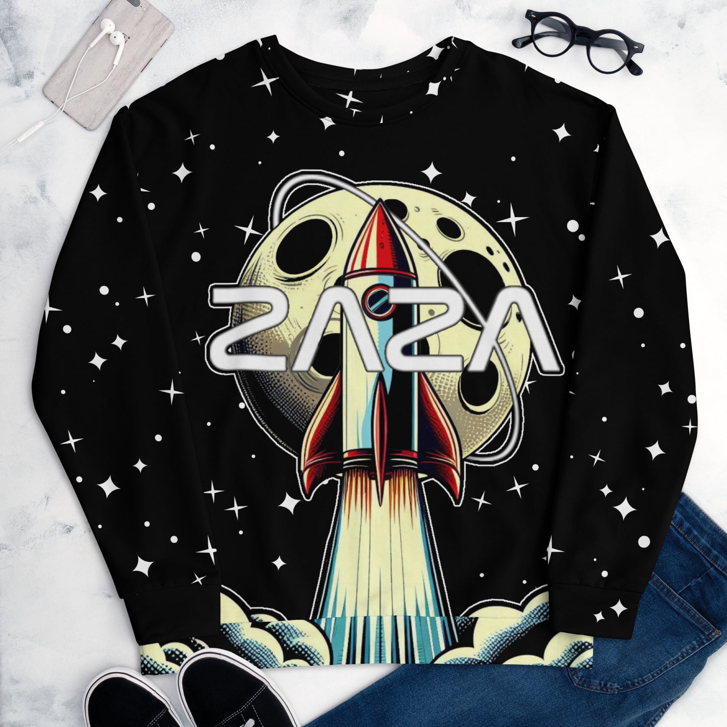 Concrete Kulture Company "Zaza Rocket" Unisex Sweatshirt