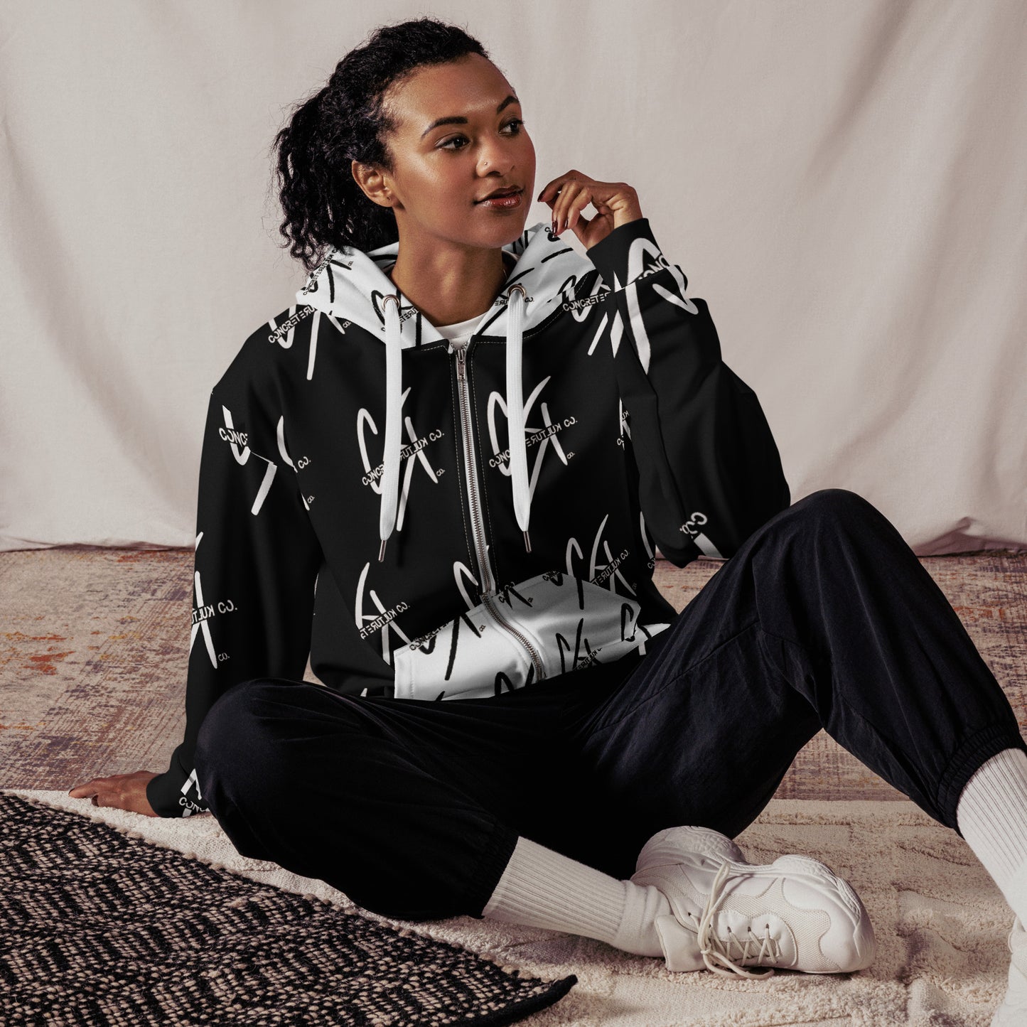 CK CO Unisex zip hoodie