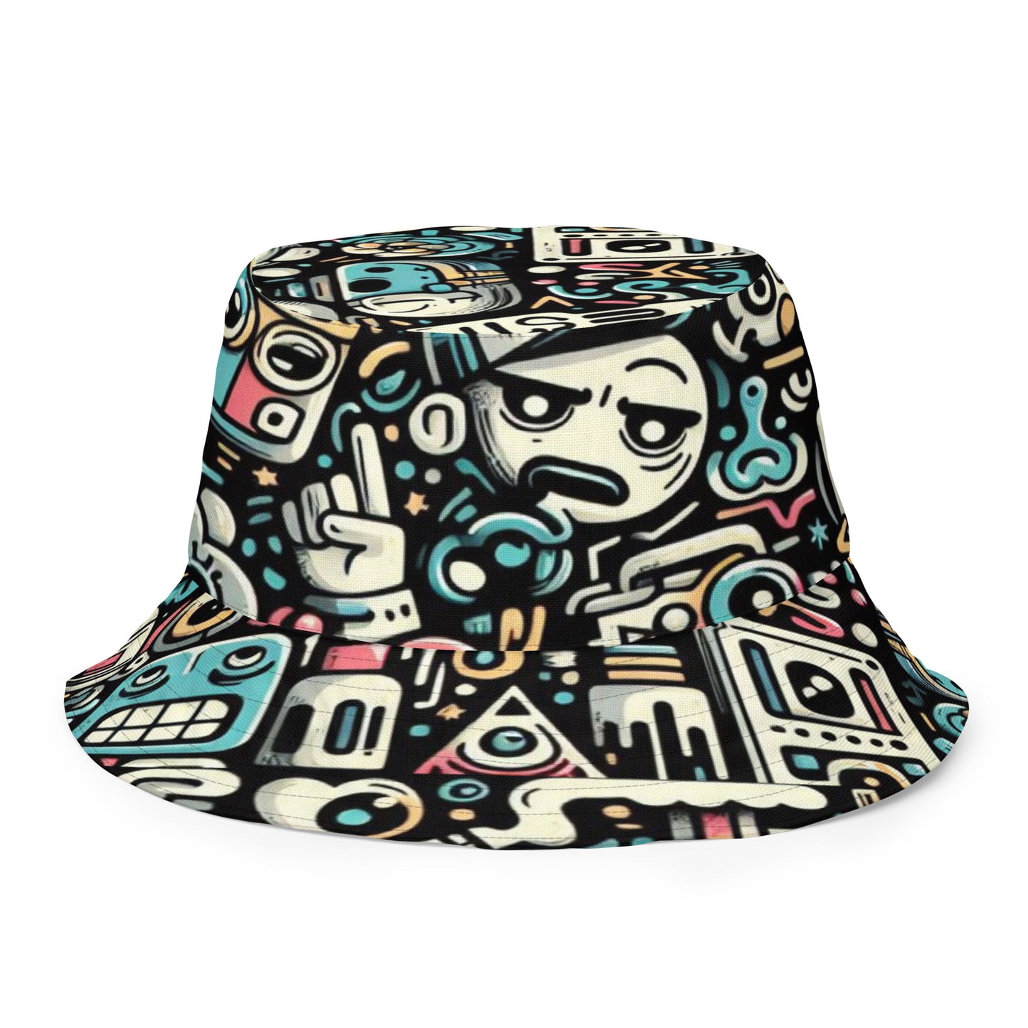 CKco- "Graffiti Gang" Reversible bucket hat