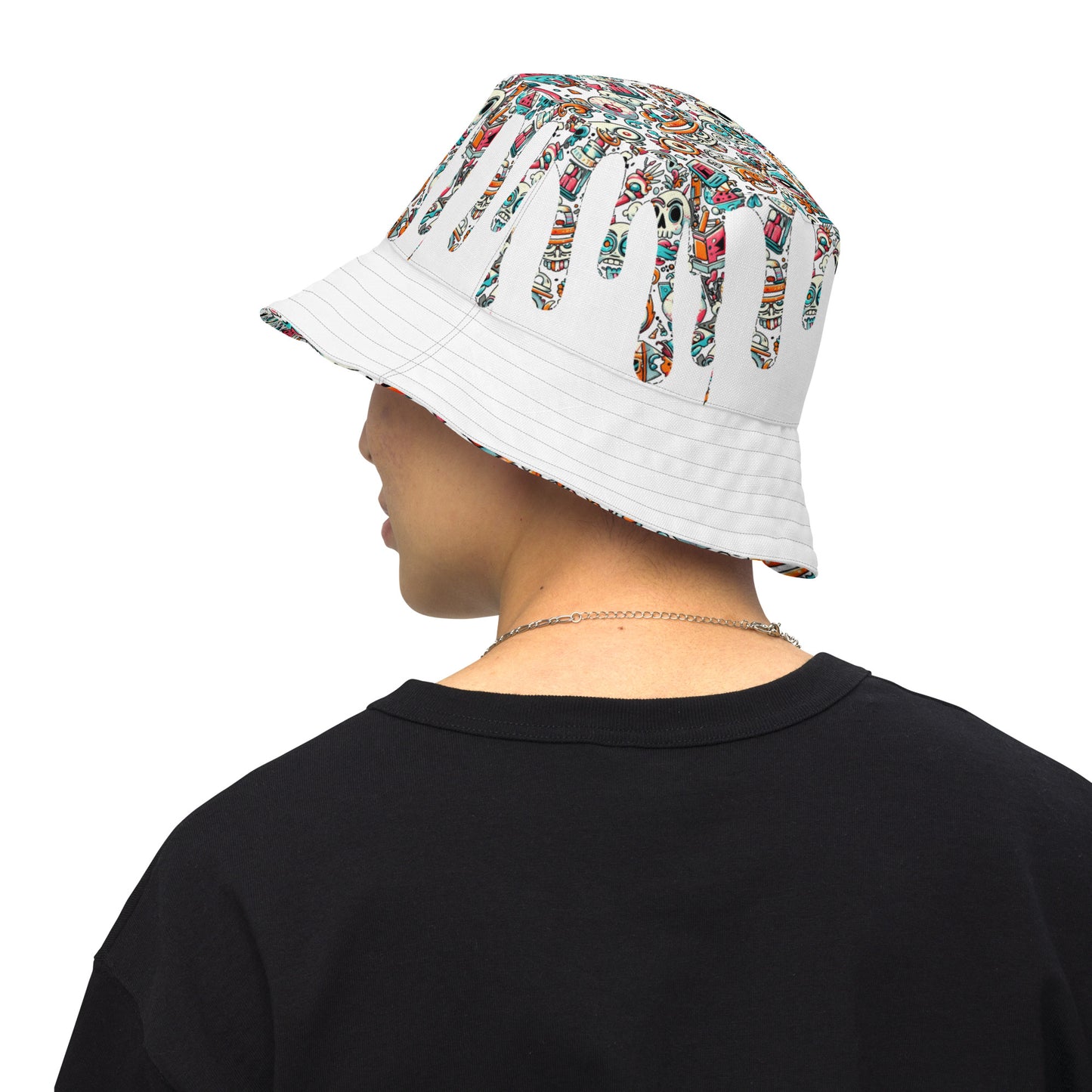 Concrete Kulture Co- "The Drip" Reversible bucket hat