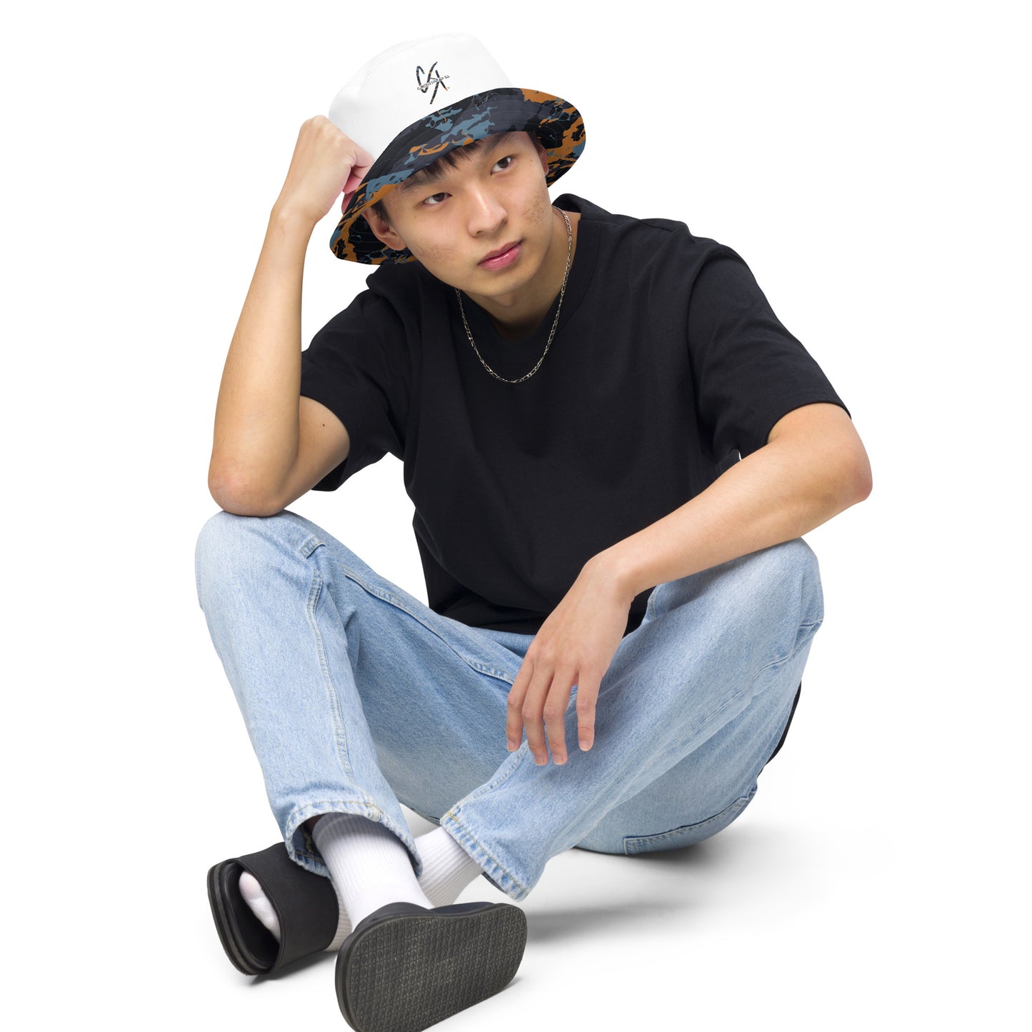 CK Co Camo1 Reversible bucket hat