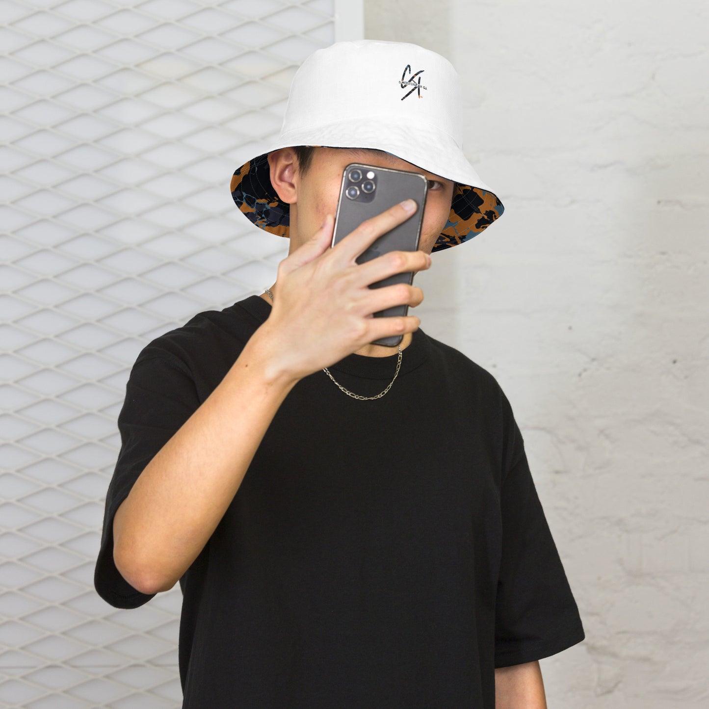CK Co Camo1 Reversible bucket hat