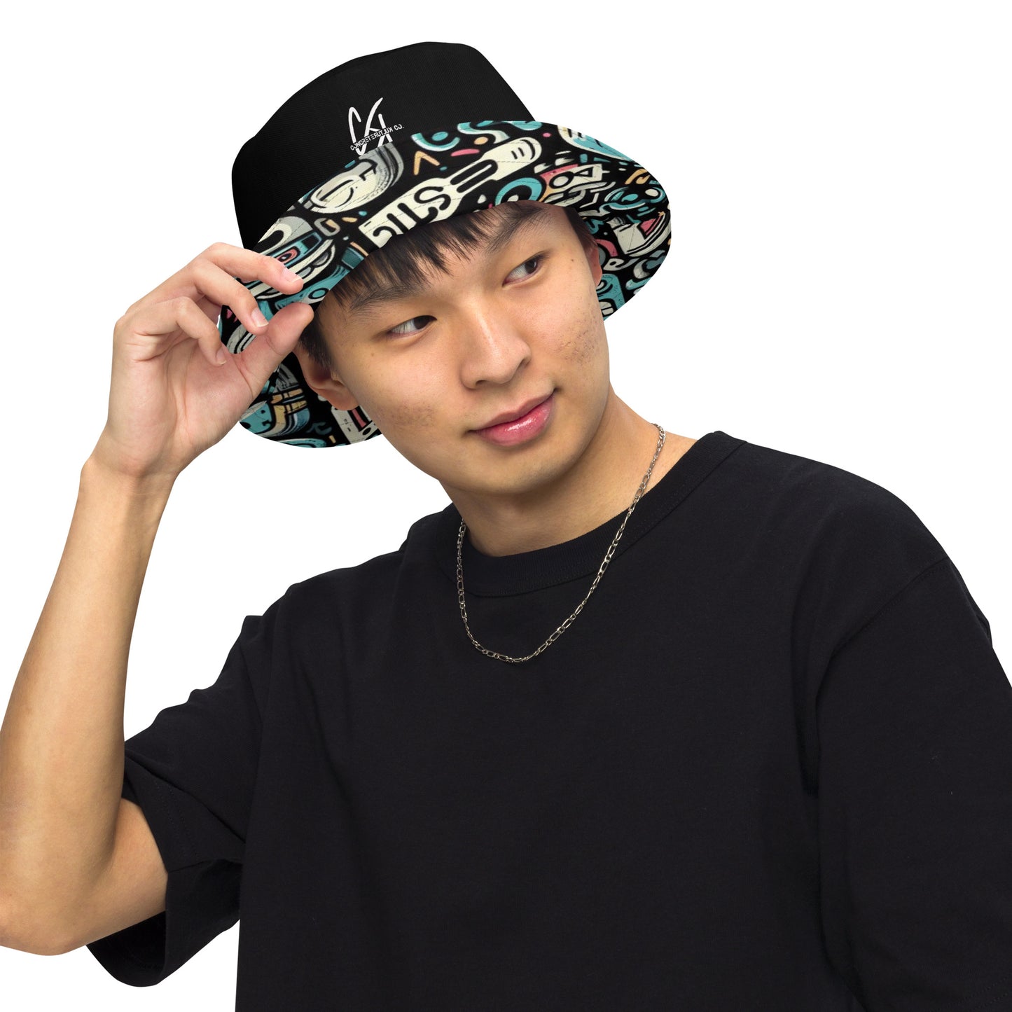CKco- "Graffiti Gang" Reversible bucket hat